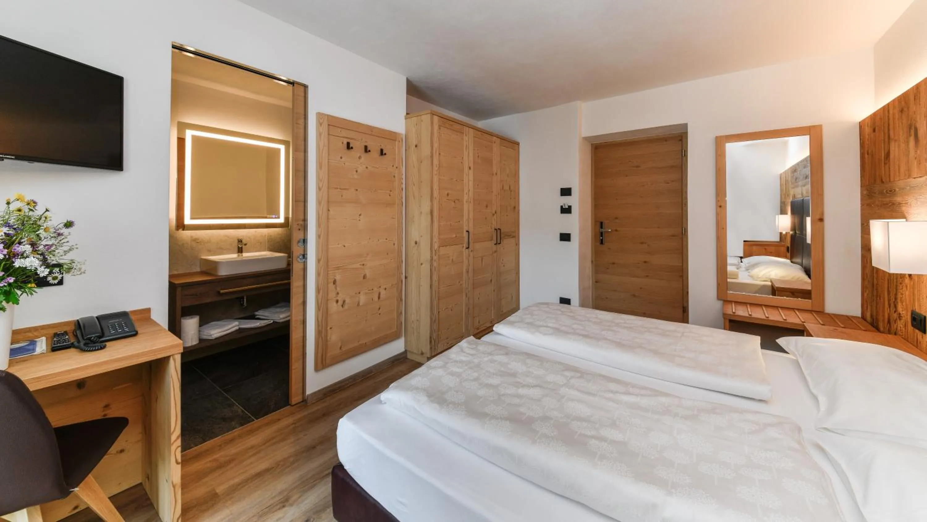 Bed in Hotel Brunella