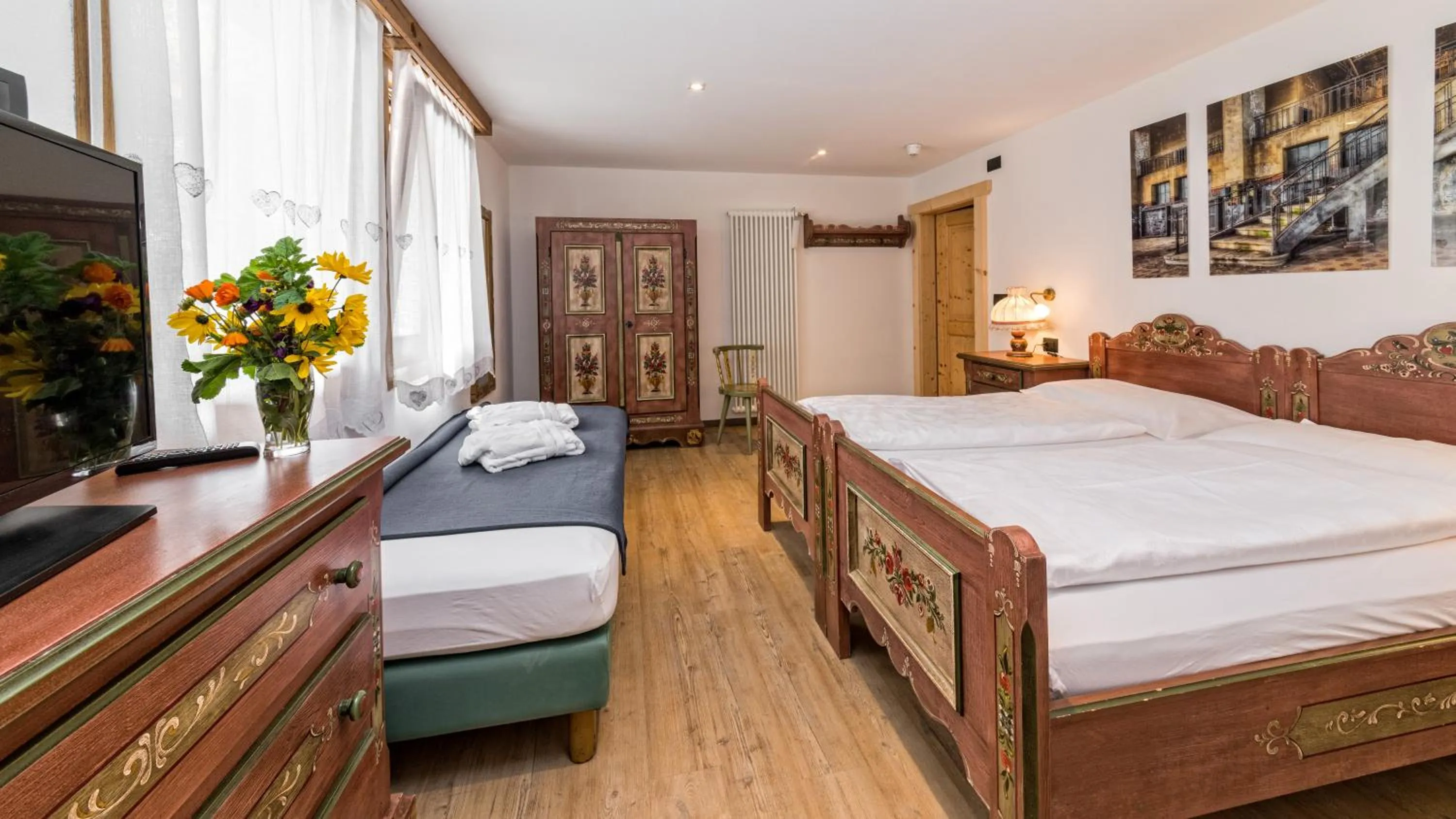 Bed in Hotel Brunella