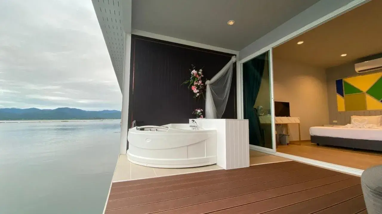 Bed in Raya Buri Resort Kanchanaburi Bed in Raya Buri Resort Kanchanaburi