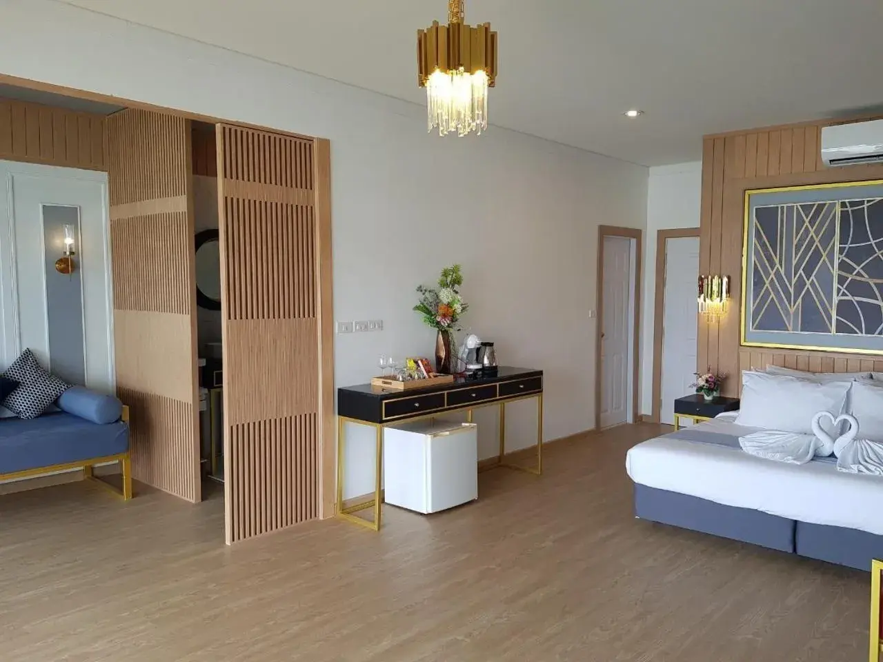 Bed in Raya Buri Resort Kanchanaburi Bed in Raya Buri Resort Kanchanaburi