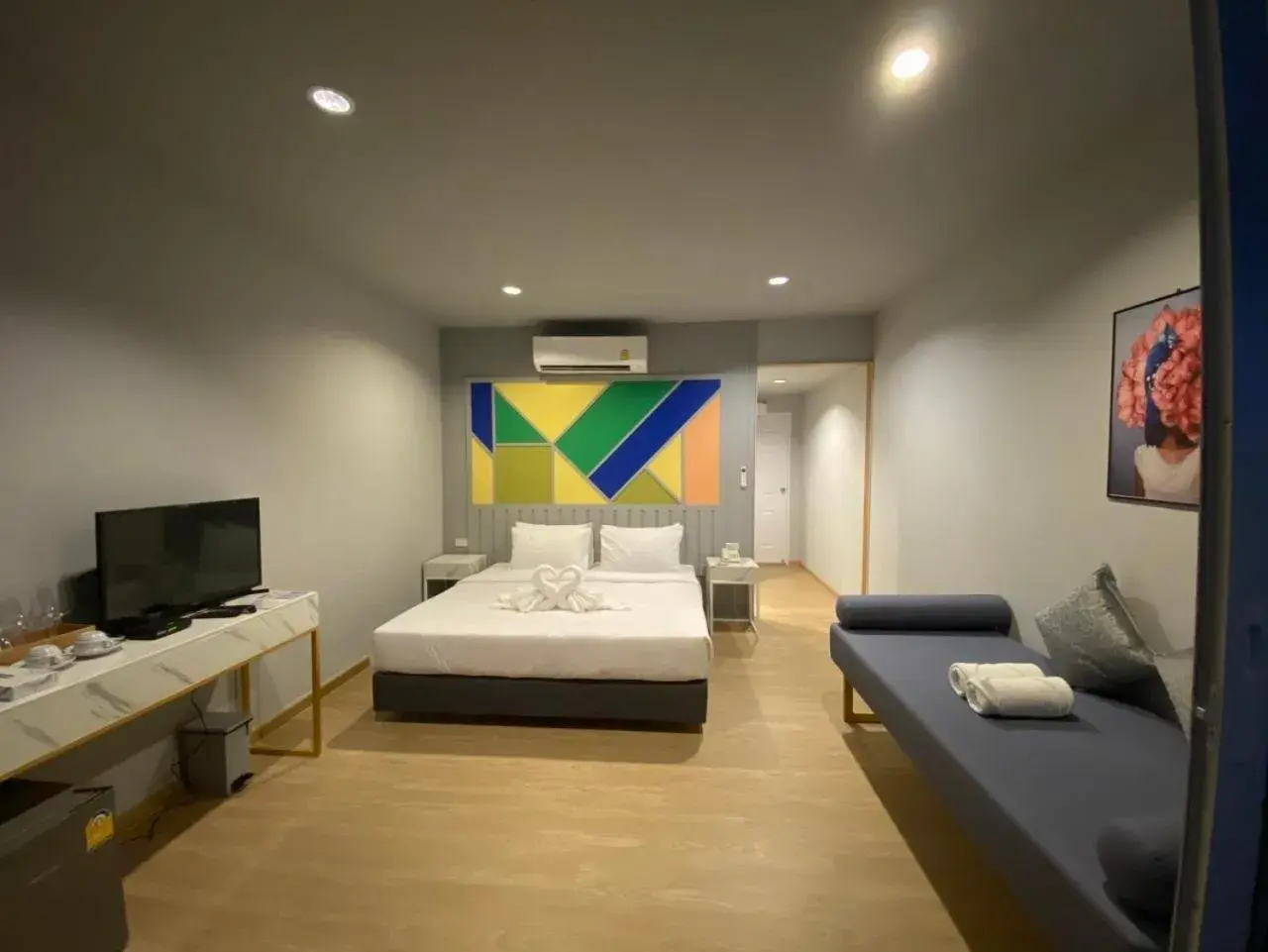 Bed in Raya Buri Resort Kanchanaburi Bed in Raya Buri Resort Kanchanaburi