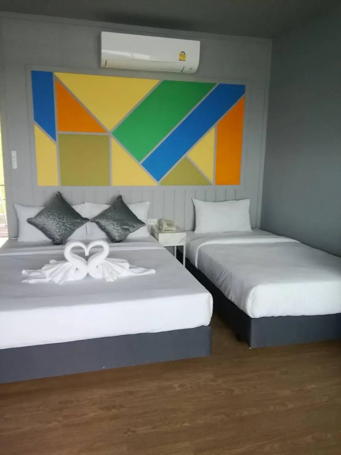 Bed in Raya Buri Resort Kanchanaburi Bed in Raya Buri Resort Kanchanaburi