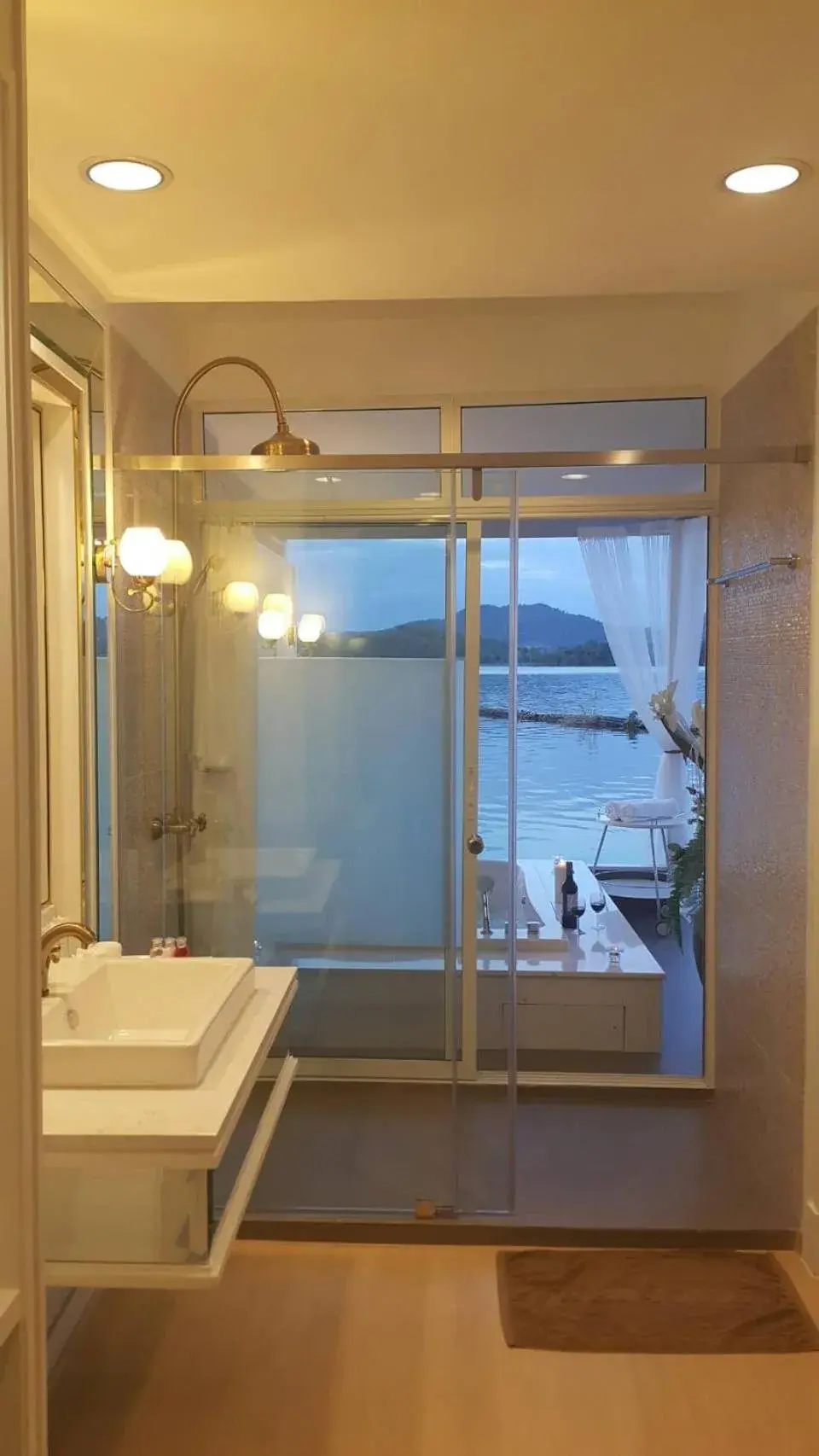 Bathroom in Raya Buri Resort Kanchanaburi Bathroom in Raya Buri Resort Kanchanaburi