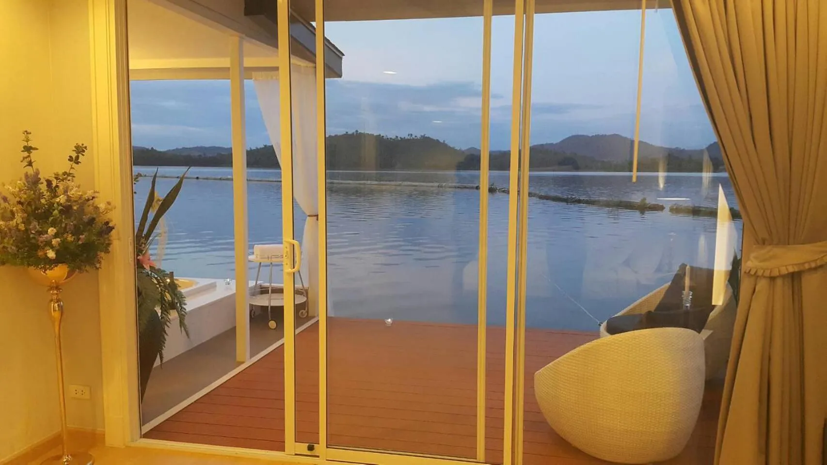 Balcony/Terrace in Raya Buri Resort Kanchanaburi