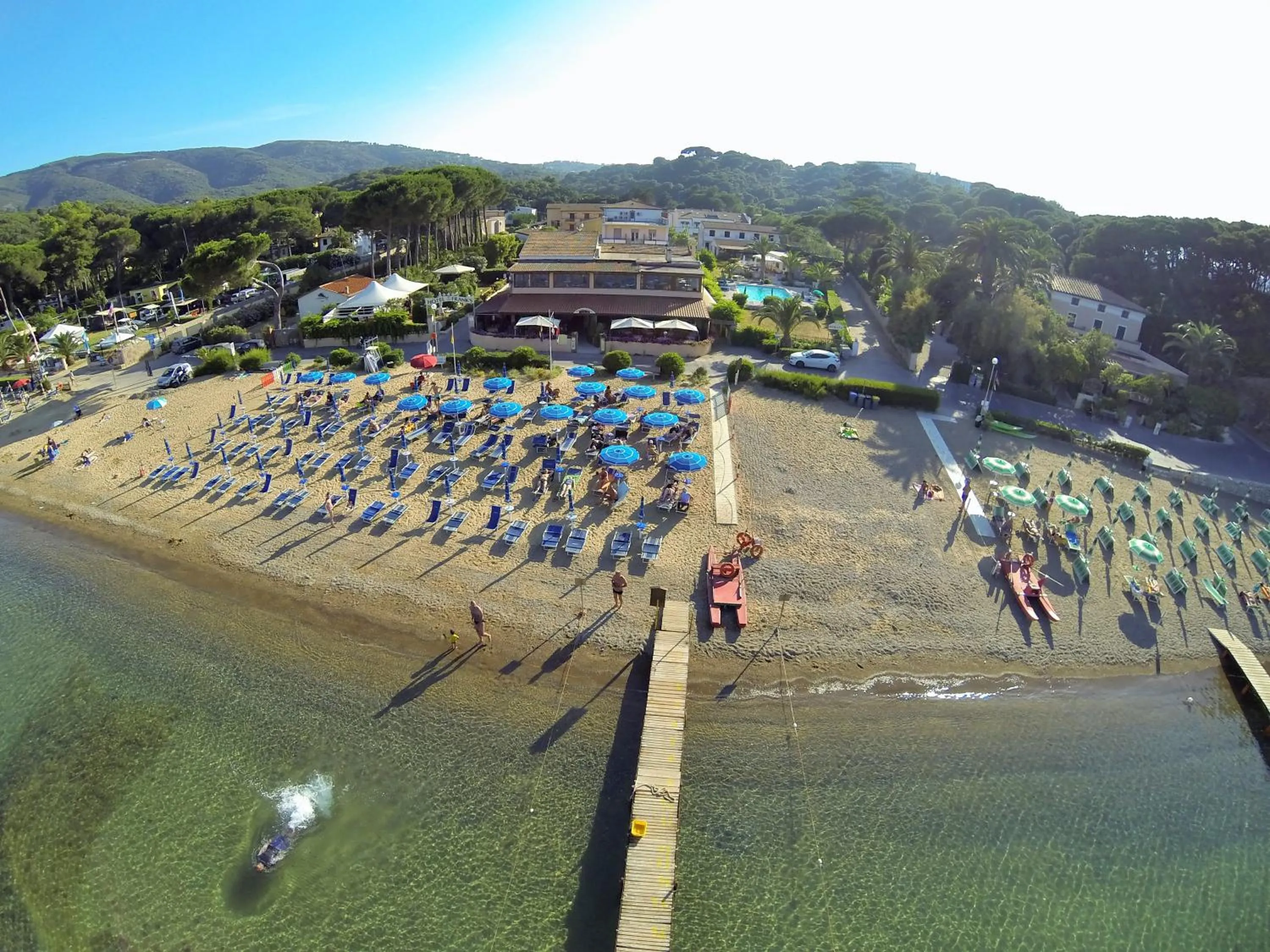 Beach in Frank's Hotel