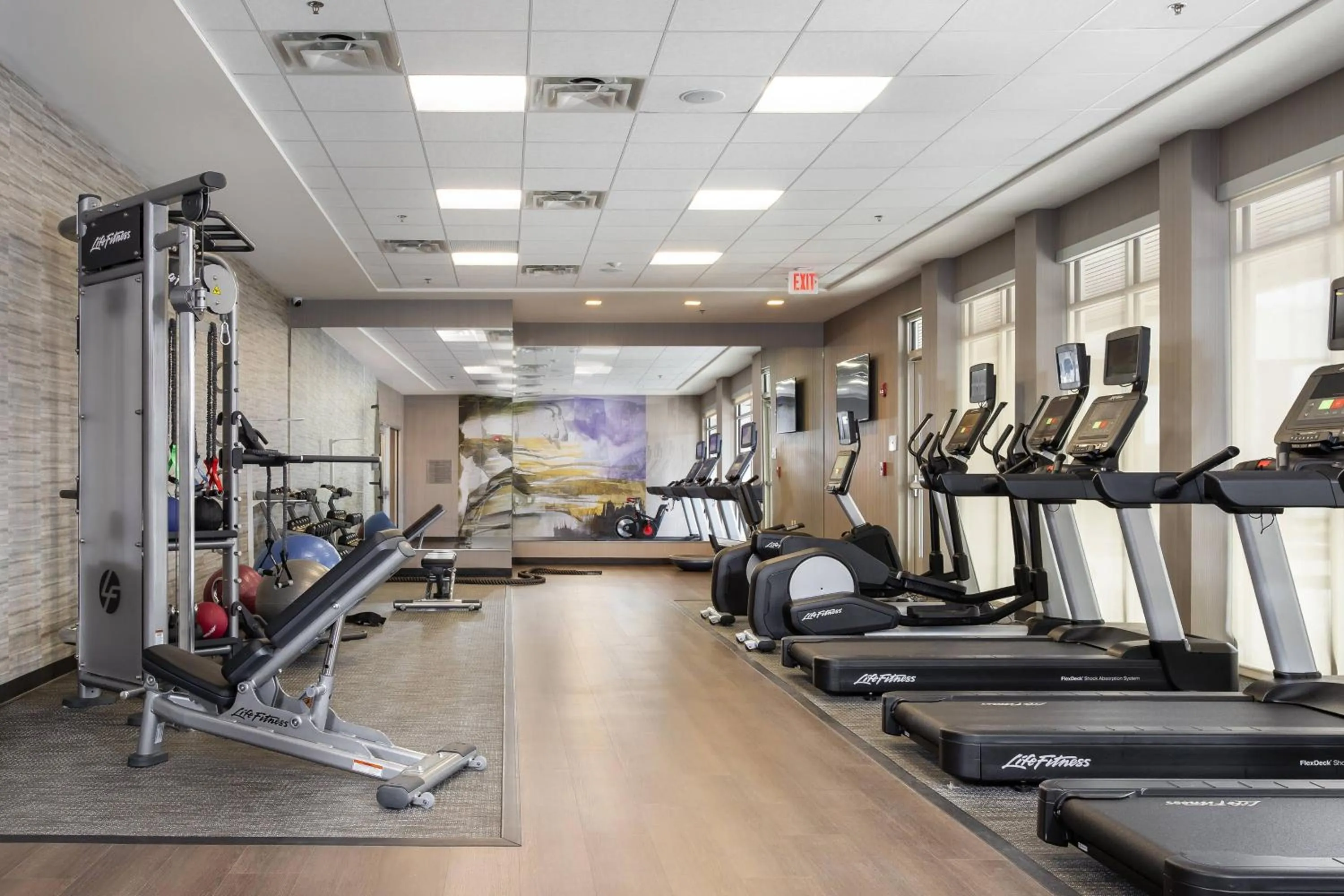Fitness centre/facilities in Courtyard by Marriott Jonesboro
