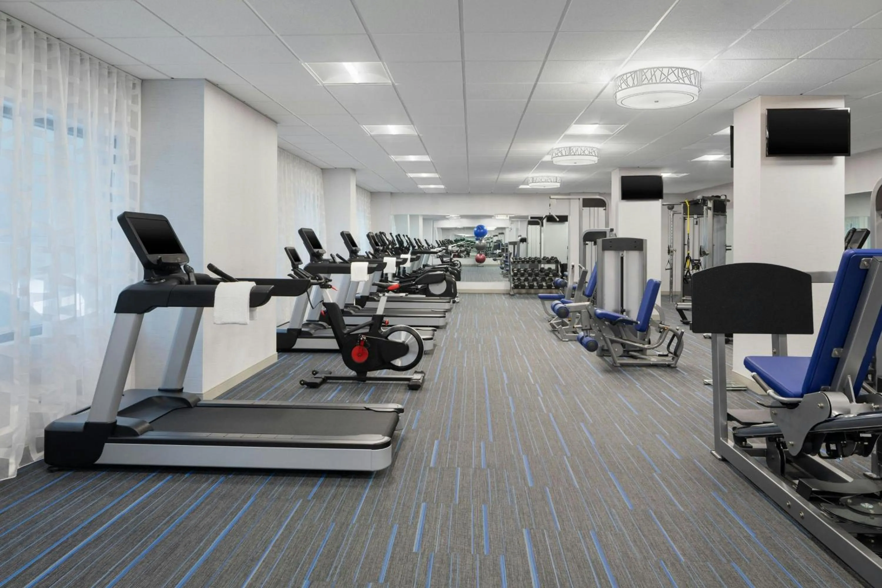 Fitness centre/facilities in Residence Inn by Marriott Stamford Downtown