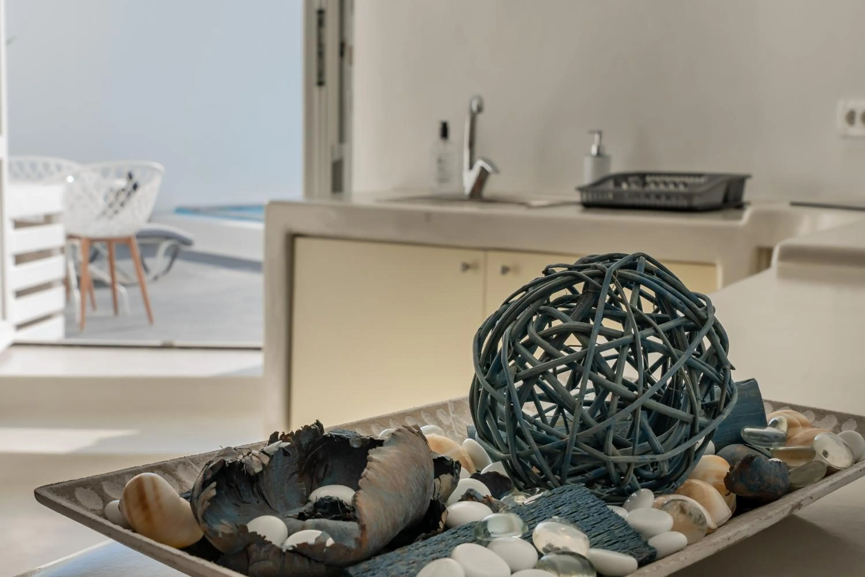 Patio in Cally Cave House