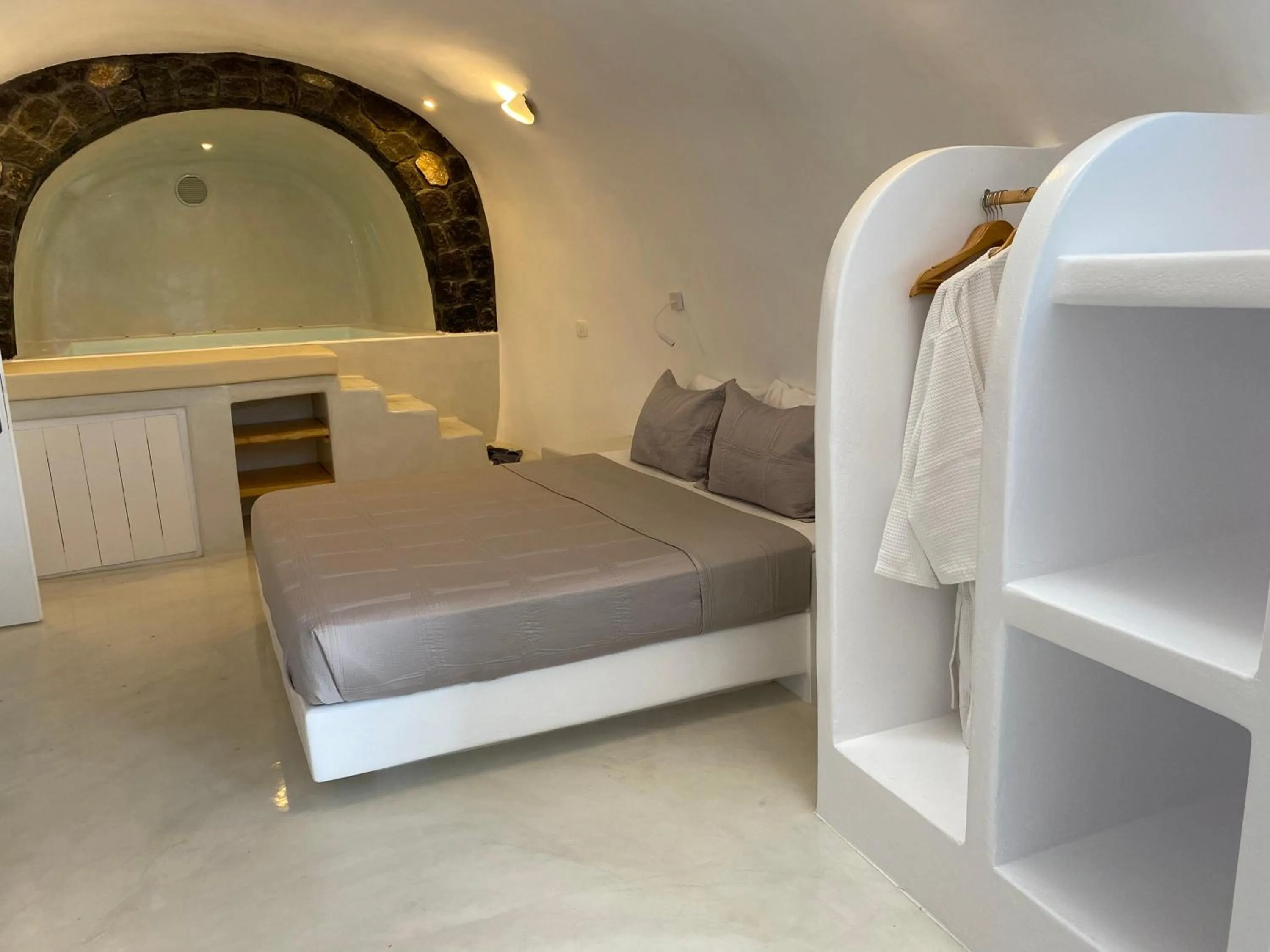 Bed in Cally Cave House
