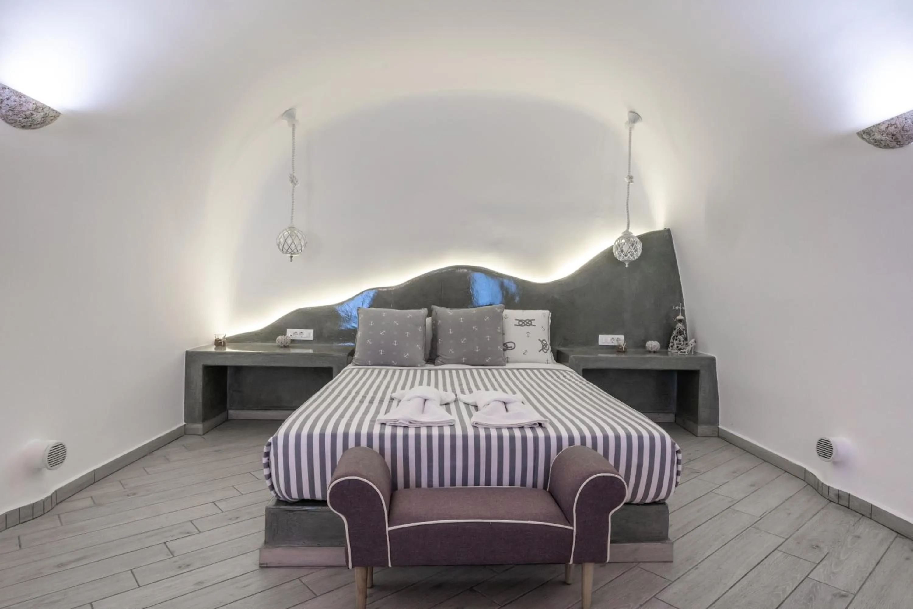 Bed in Cally Cave House