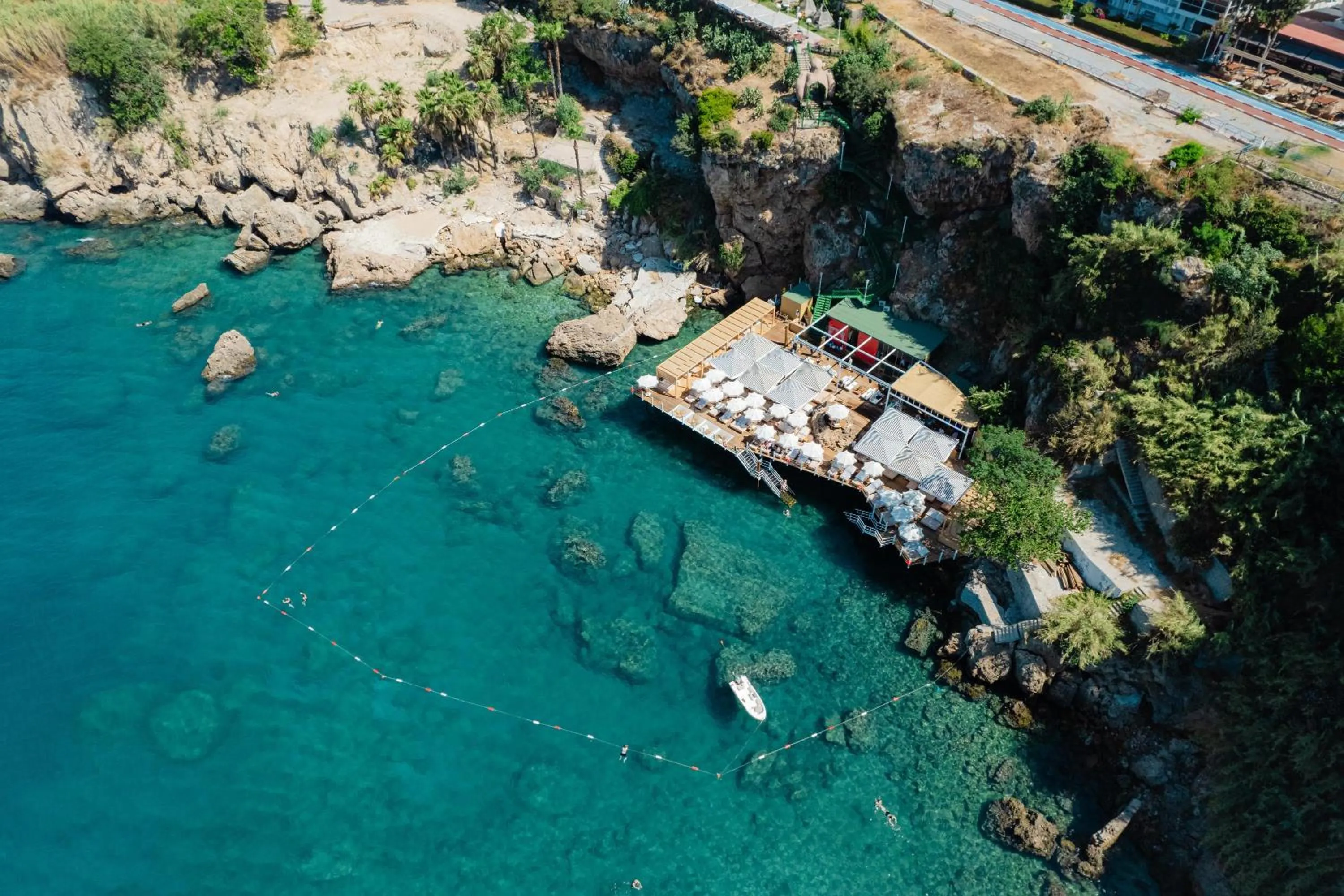 Bird's eye view in Azuu Boutique Hotel