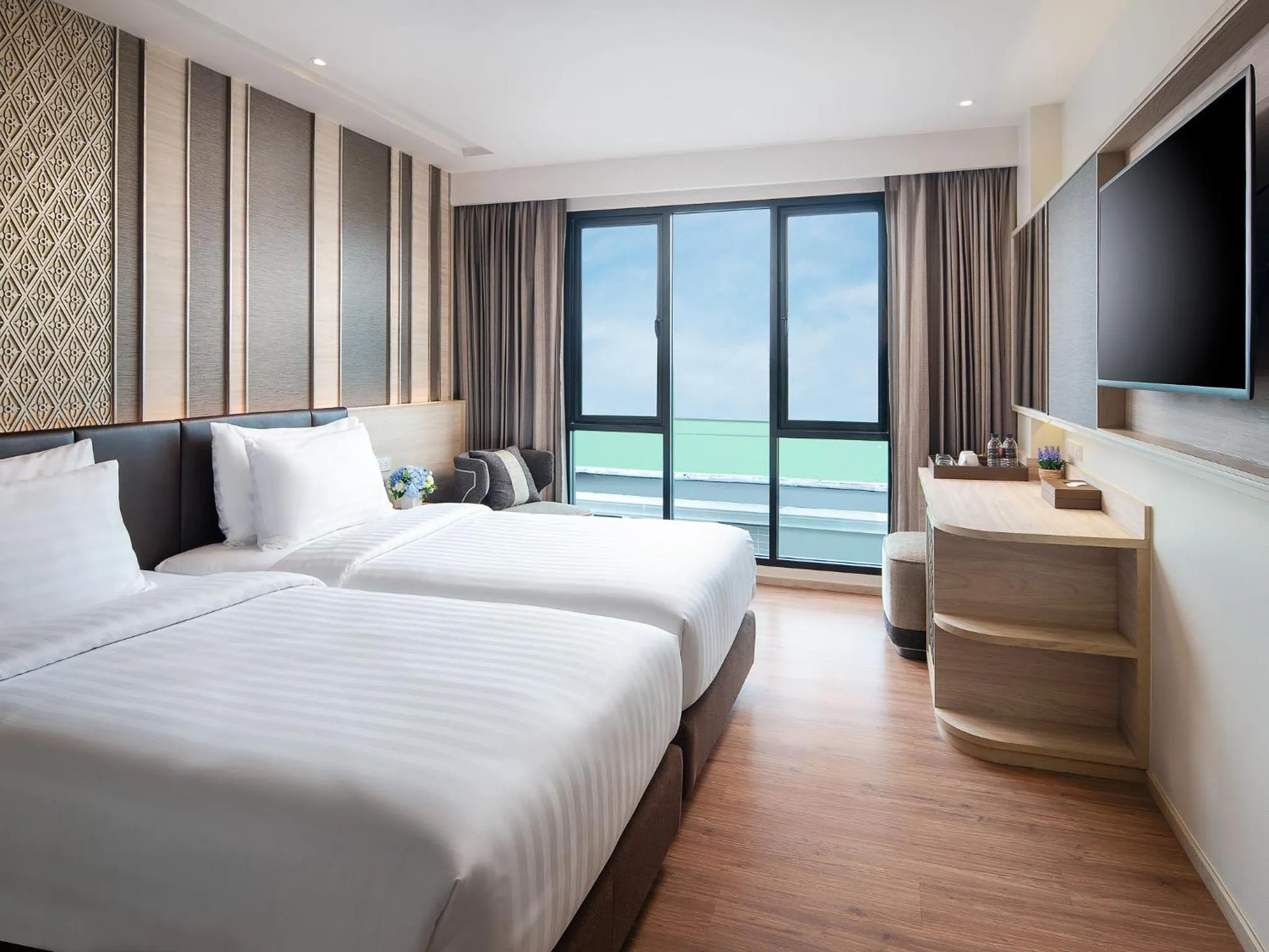 Bed in Chillax Heritage Hotel Khaosan