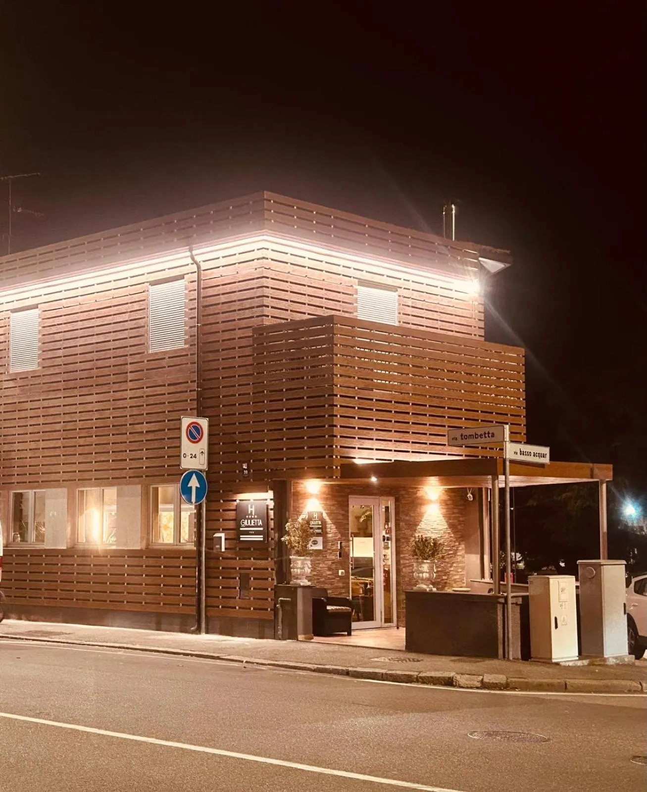 Property building in Hotel Giulietta