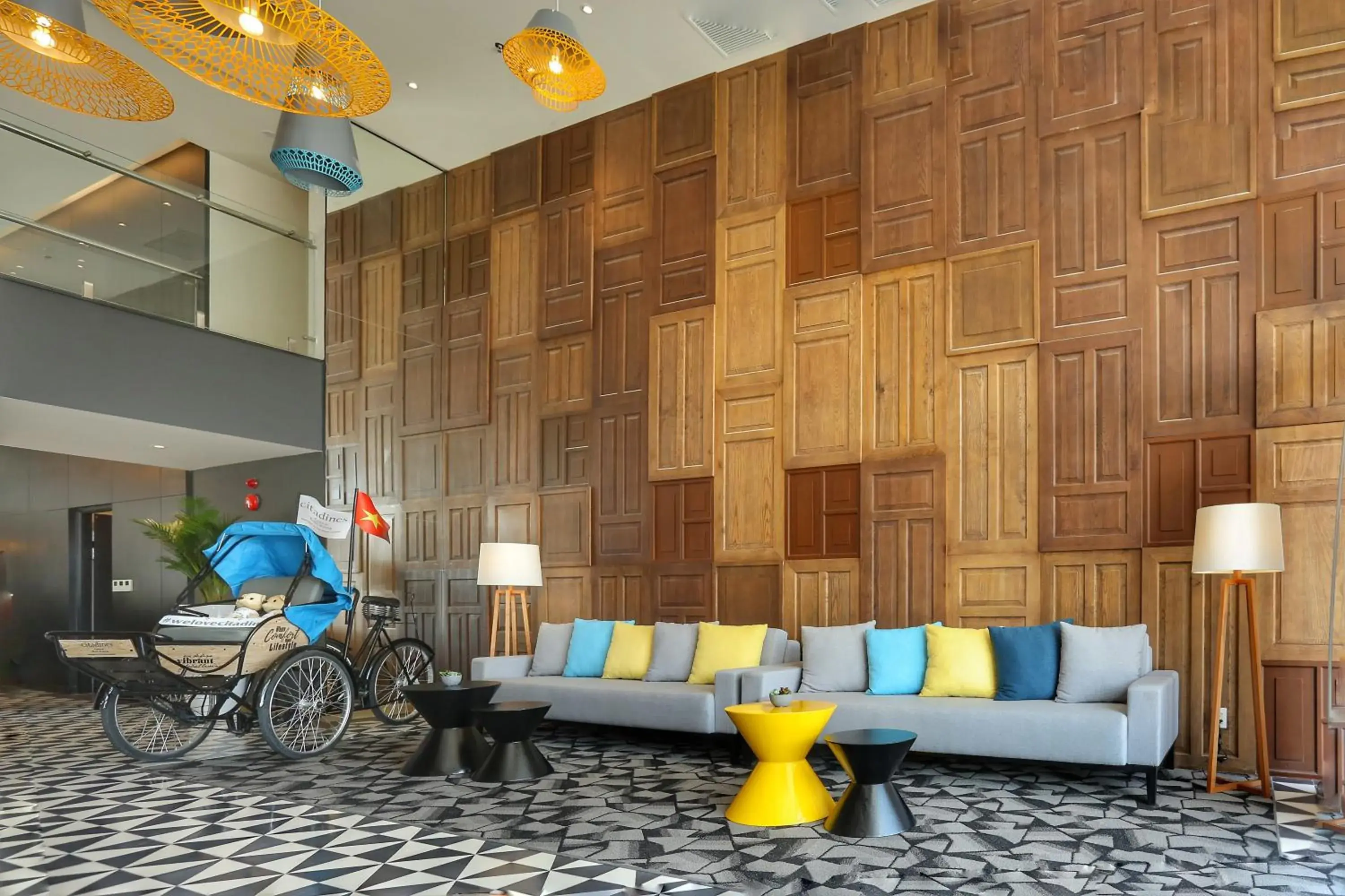 Lobby or reception in Citadines Central Binh Duong Lobby or reception in Citadines Central Binh Duong