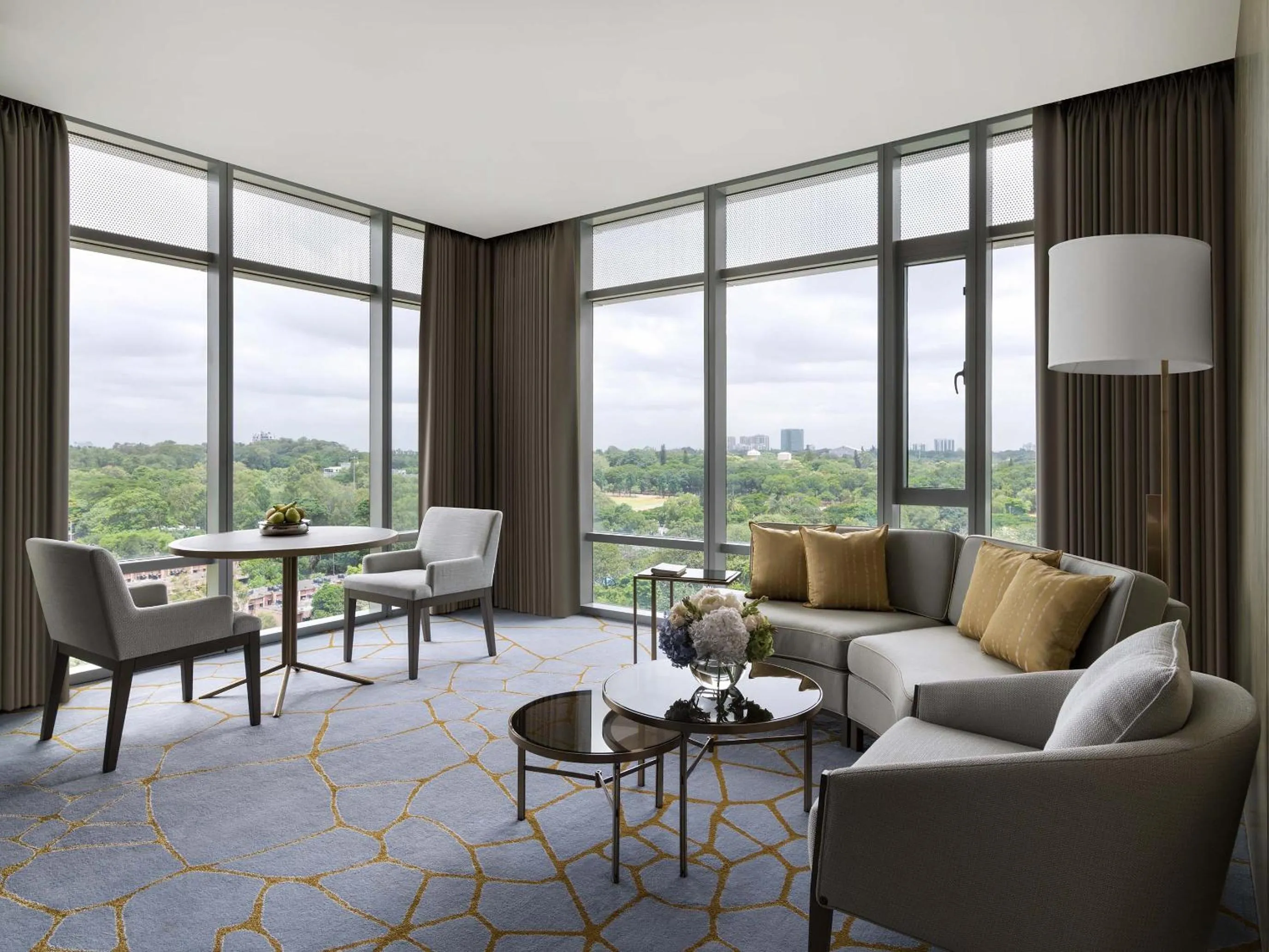 Living room in Four Seasons Hotel Bengaluru at Embassy ONE