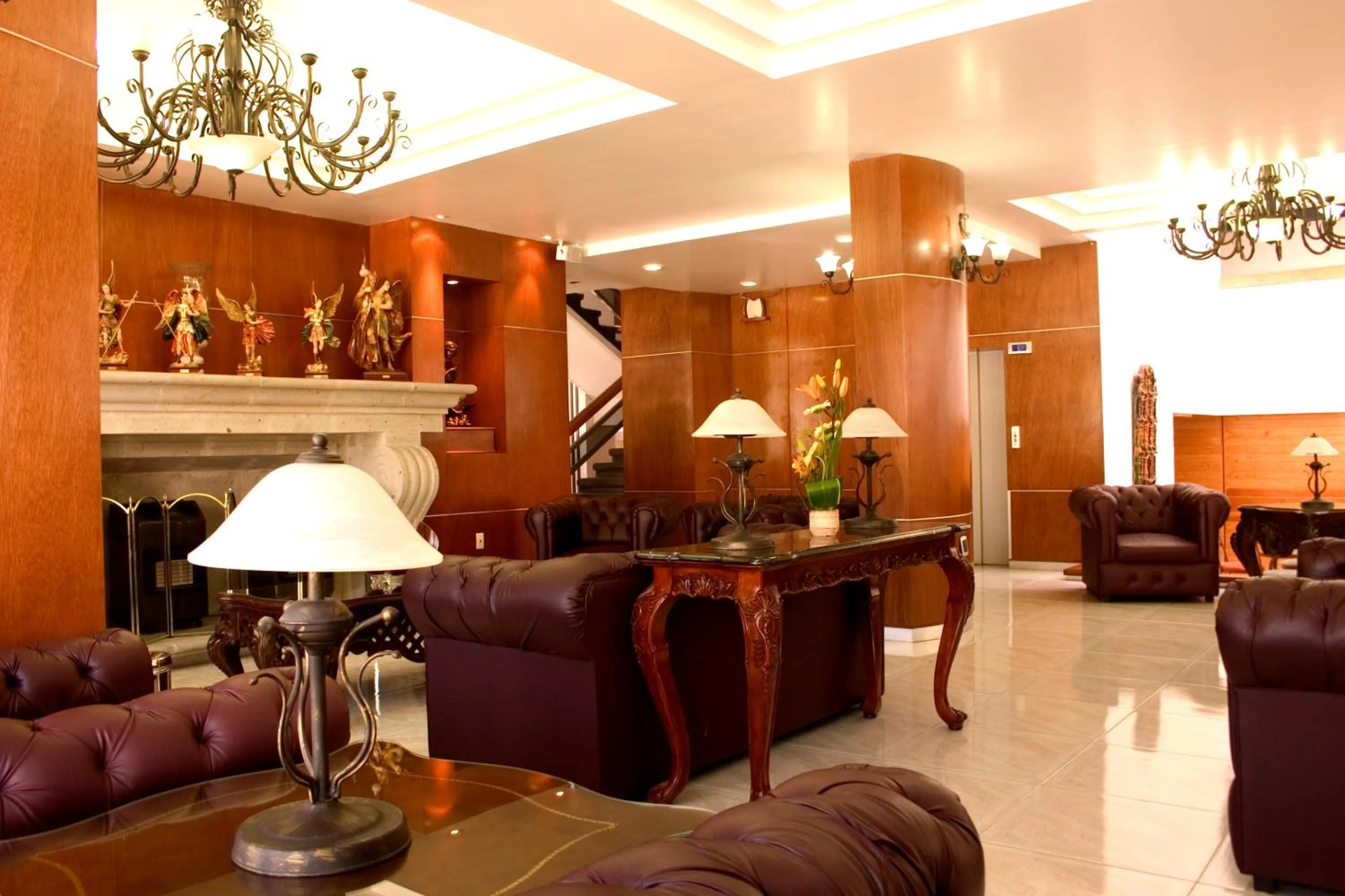 Lobby or reception in Hotel Emily