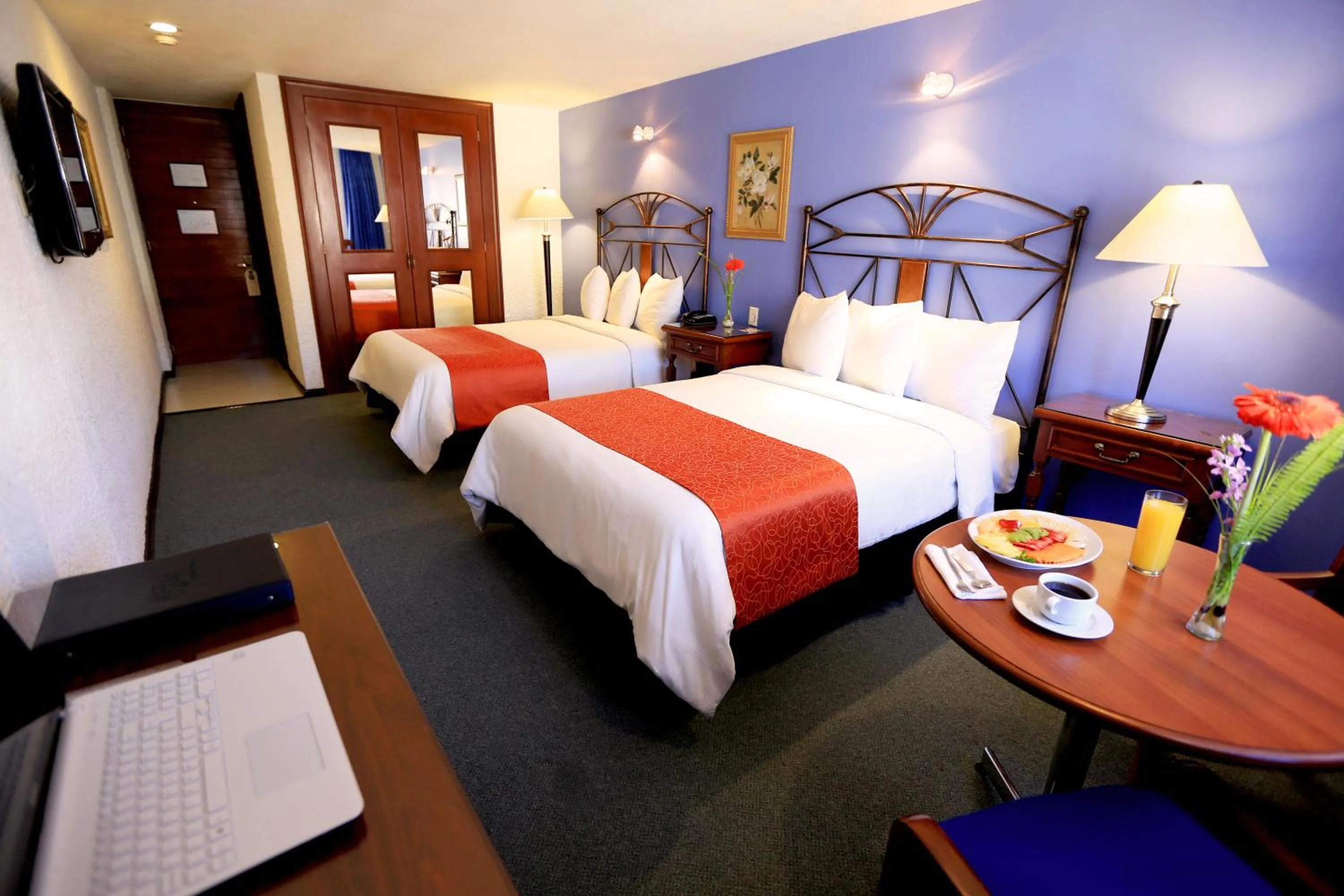 Decorative detail, Bed in Hotel Emily