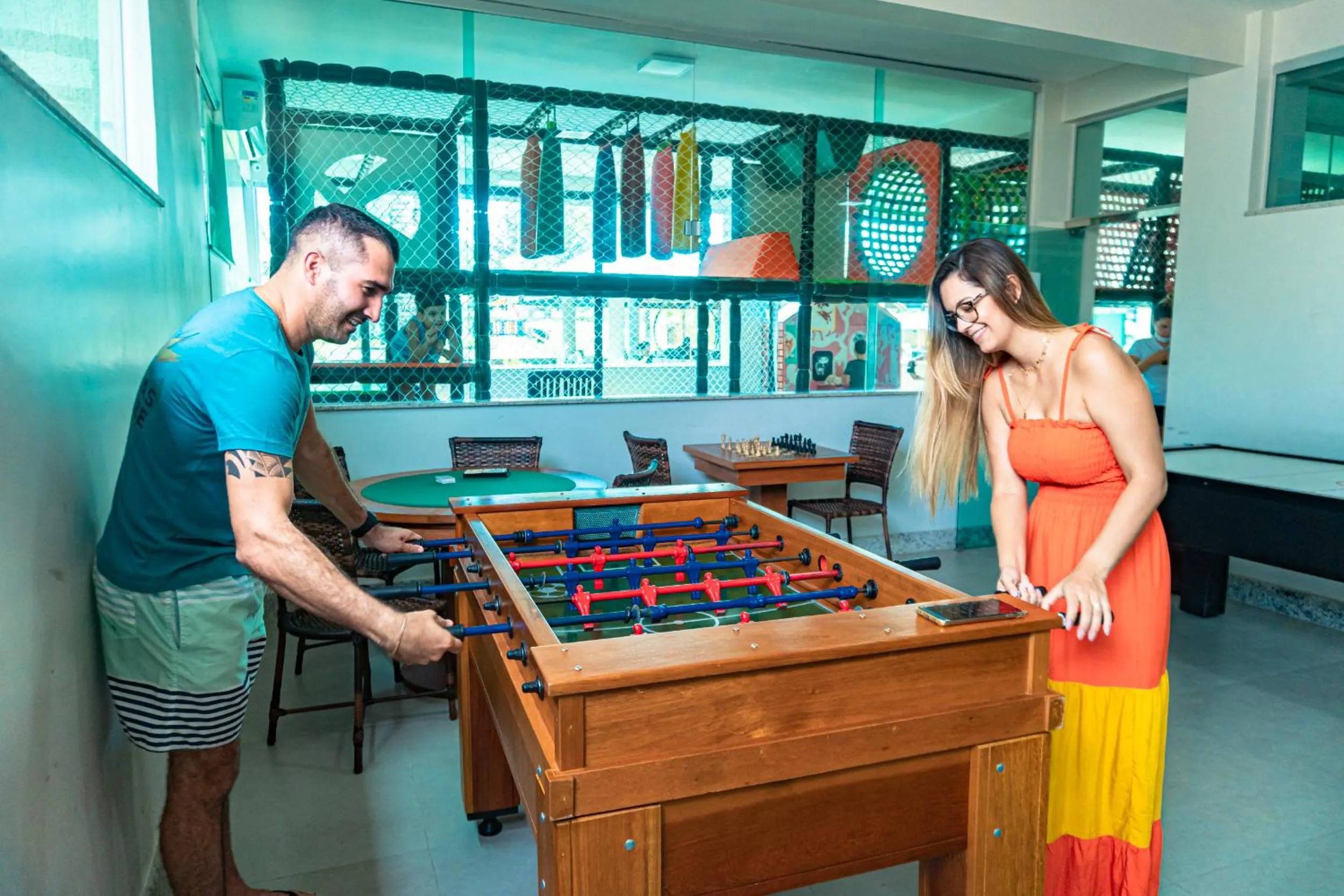 Game Room in Vitoria Regia Praia Hotel