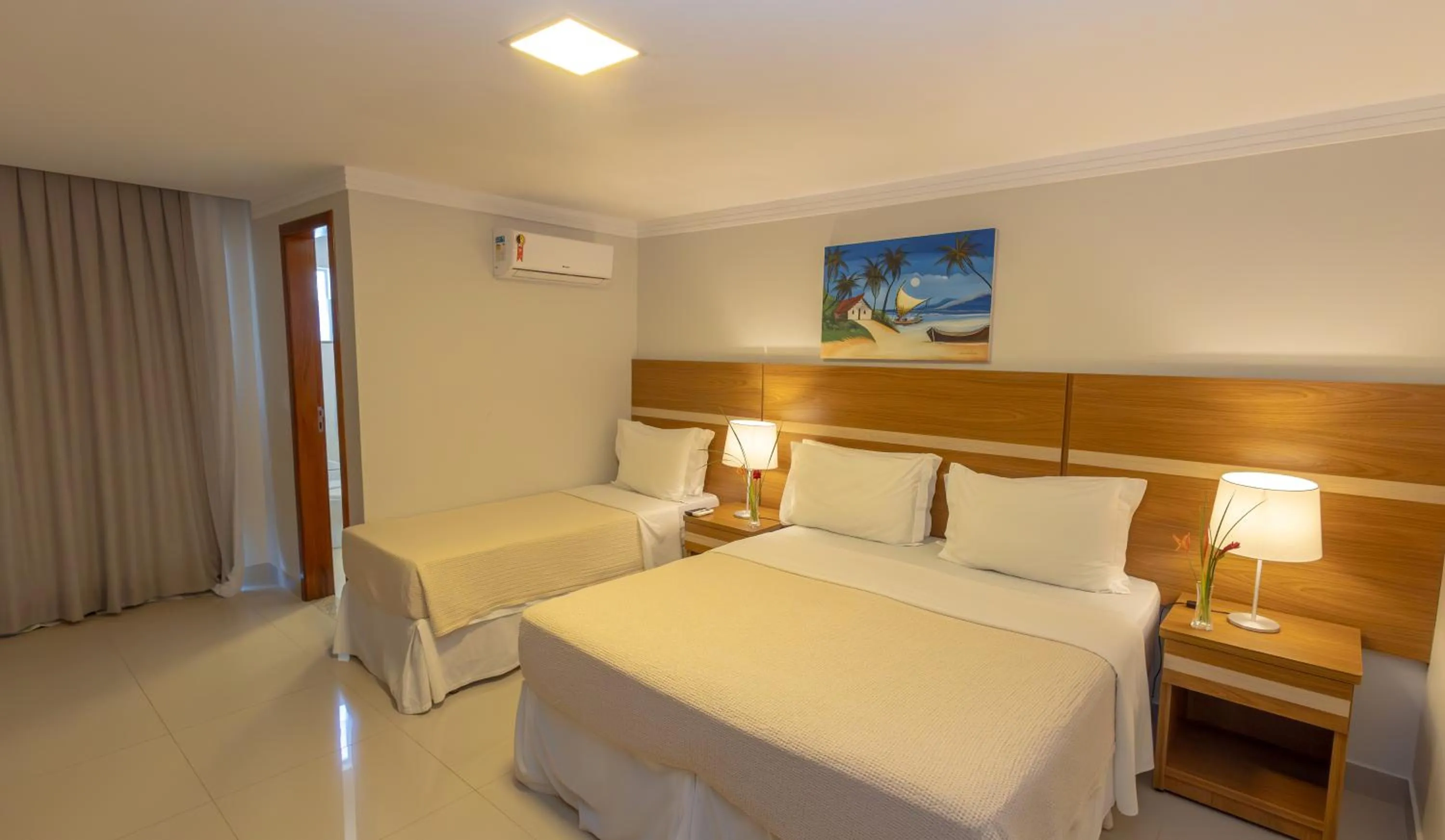 Bed in Vitoria Regia Praia Hotel