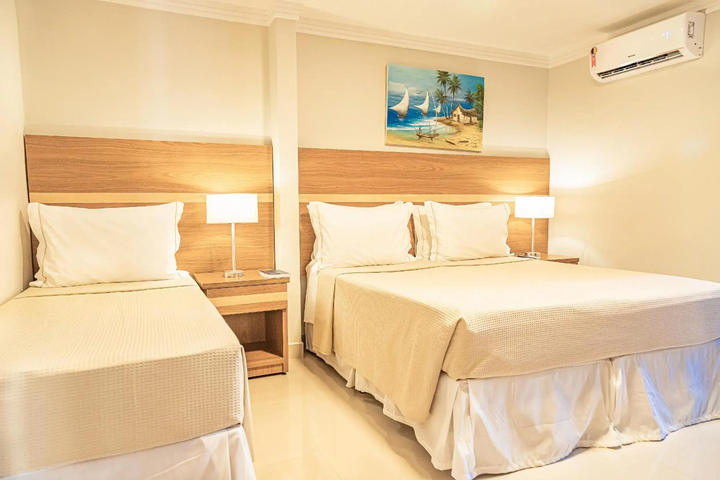 Bedroom, Bed in Vitoria Regia Praia Hotel Bedroom, Bed in Vitoria Regia Praia Hotel