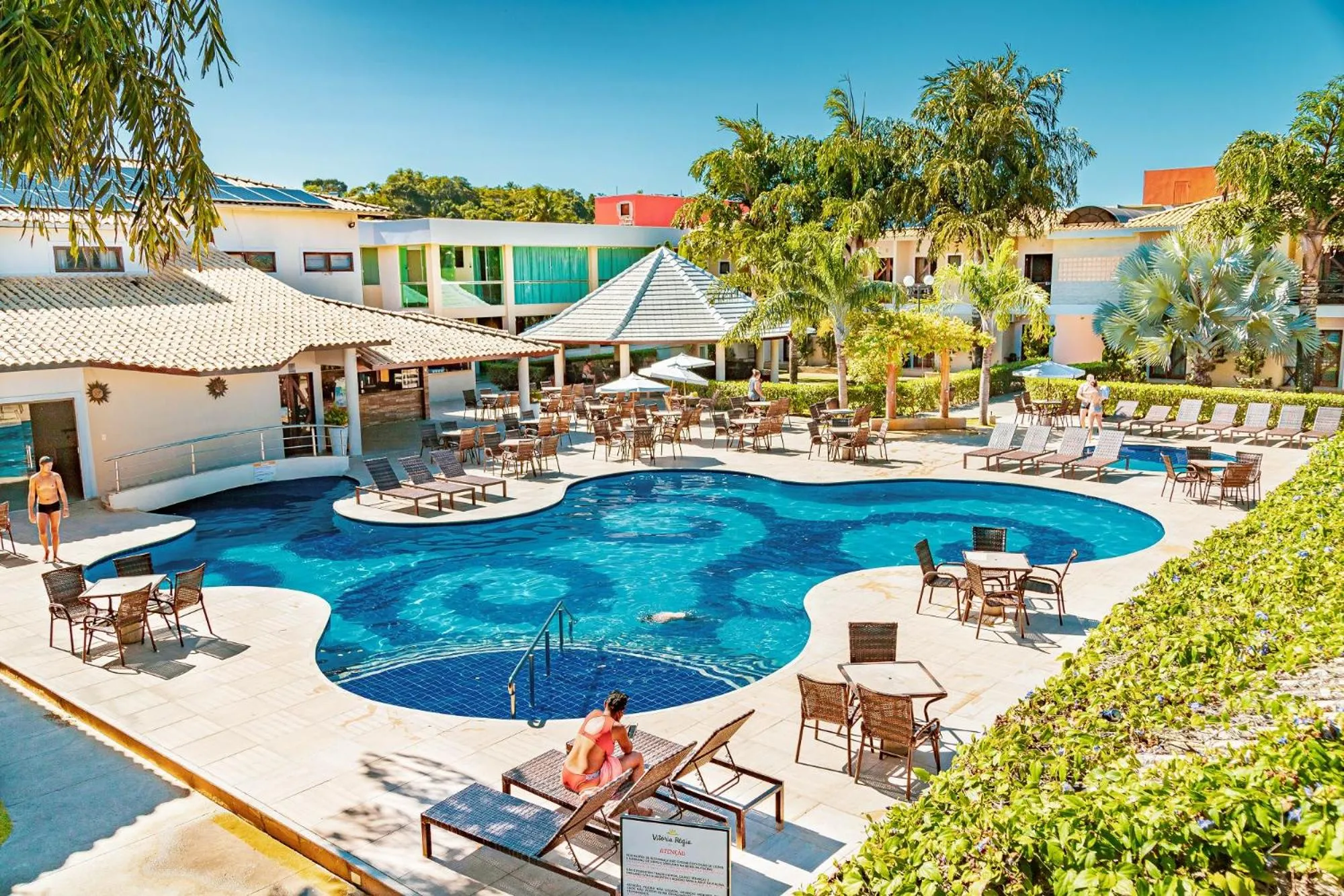 Pool view in Vitoria Regia Praia Hotel