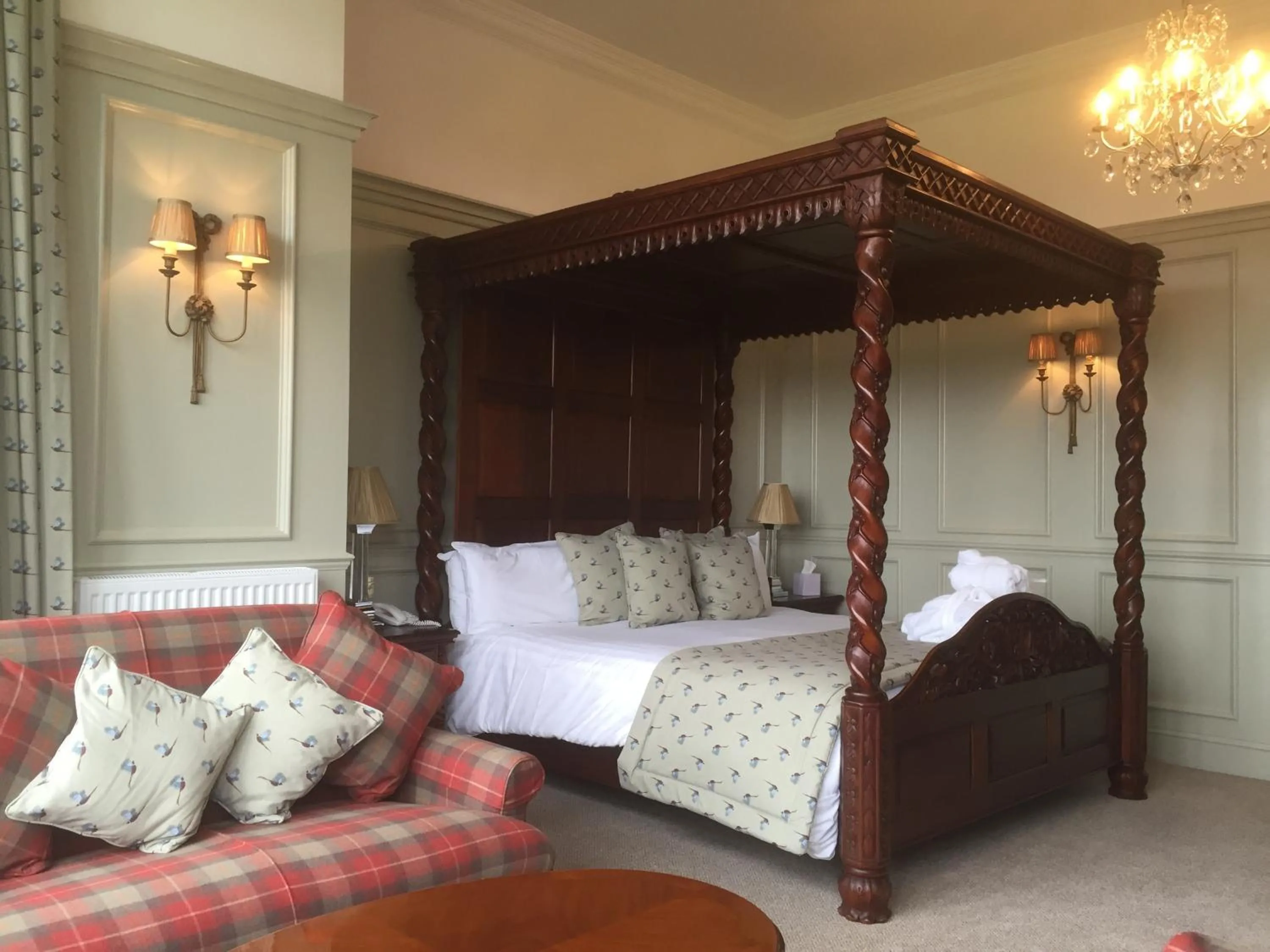 Bed in The Wrea Head Hall Country House Hotel & Restaurant