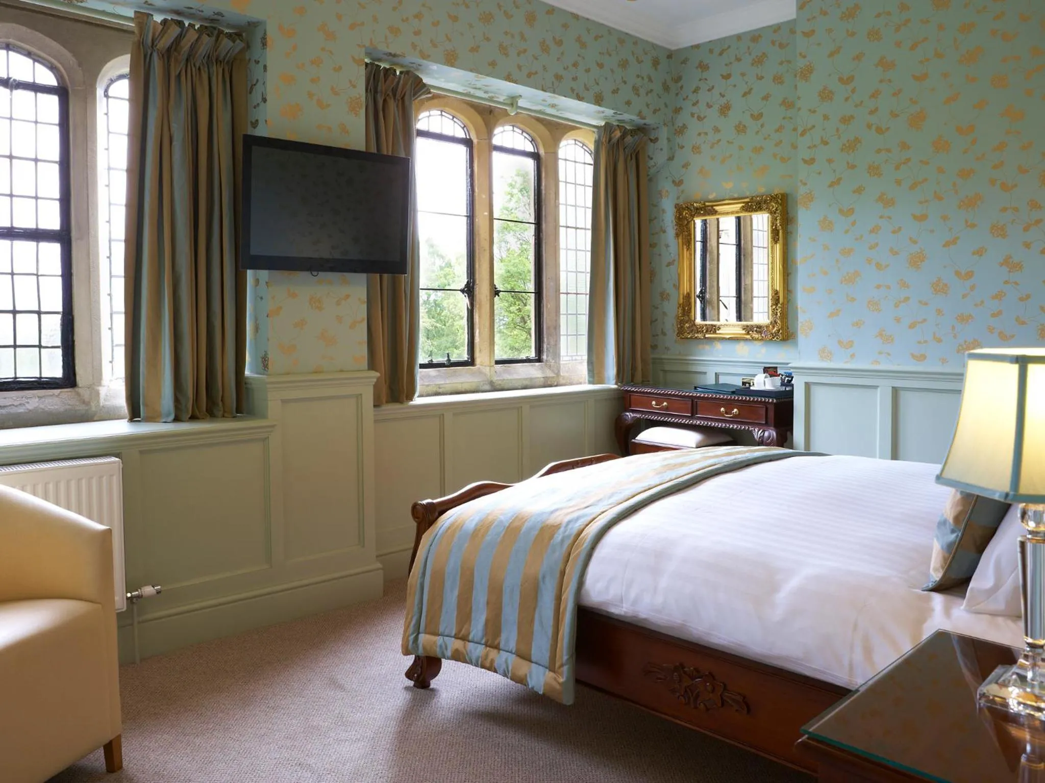 Bed in The Wrea Head Hall Country House Hotel & Restaurant