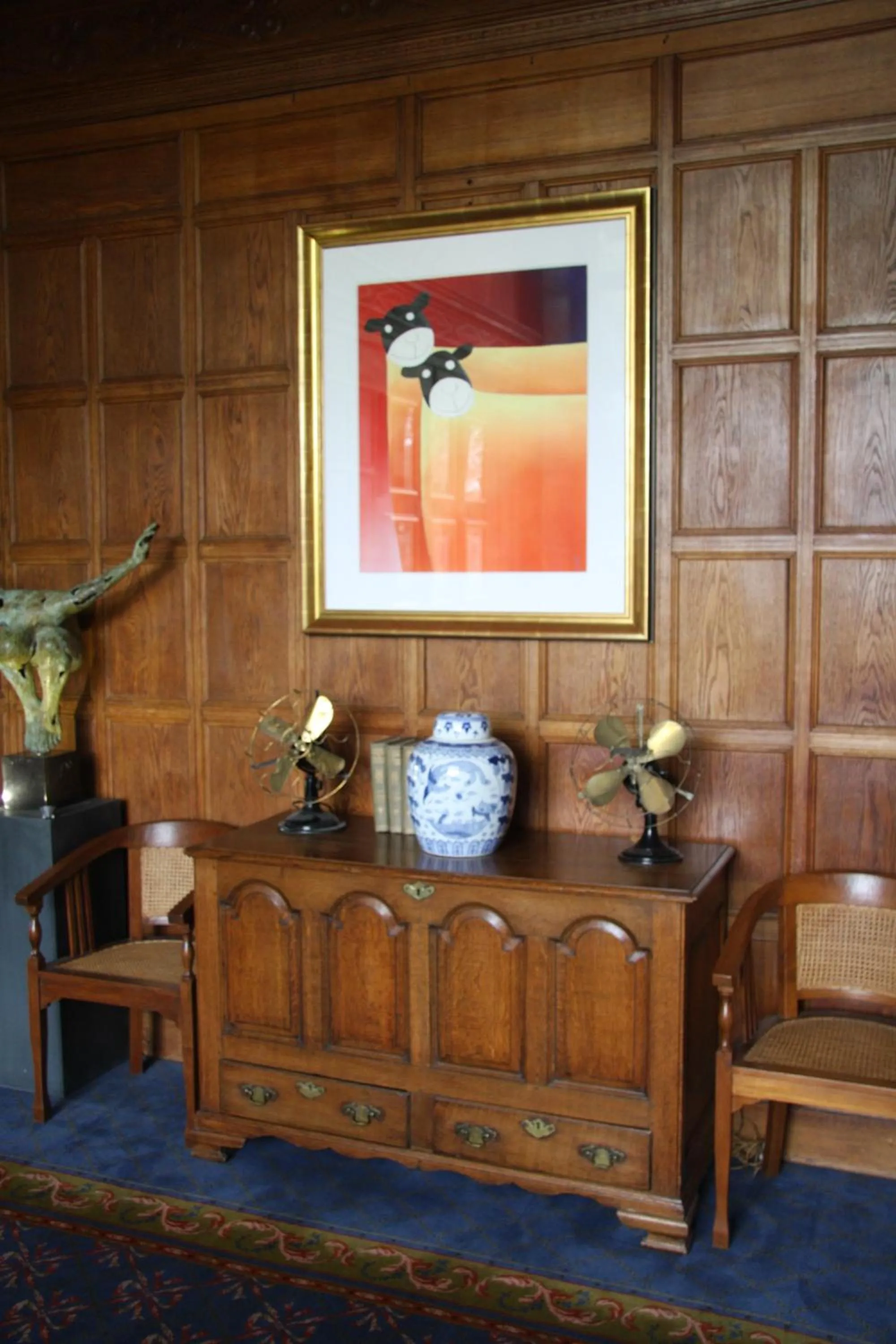 Decorative detail in The Wrea Head Hall Country House Hotel & Restaurant