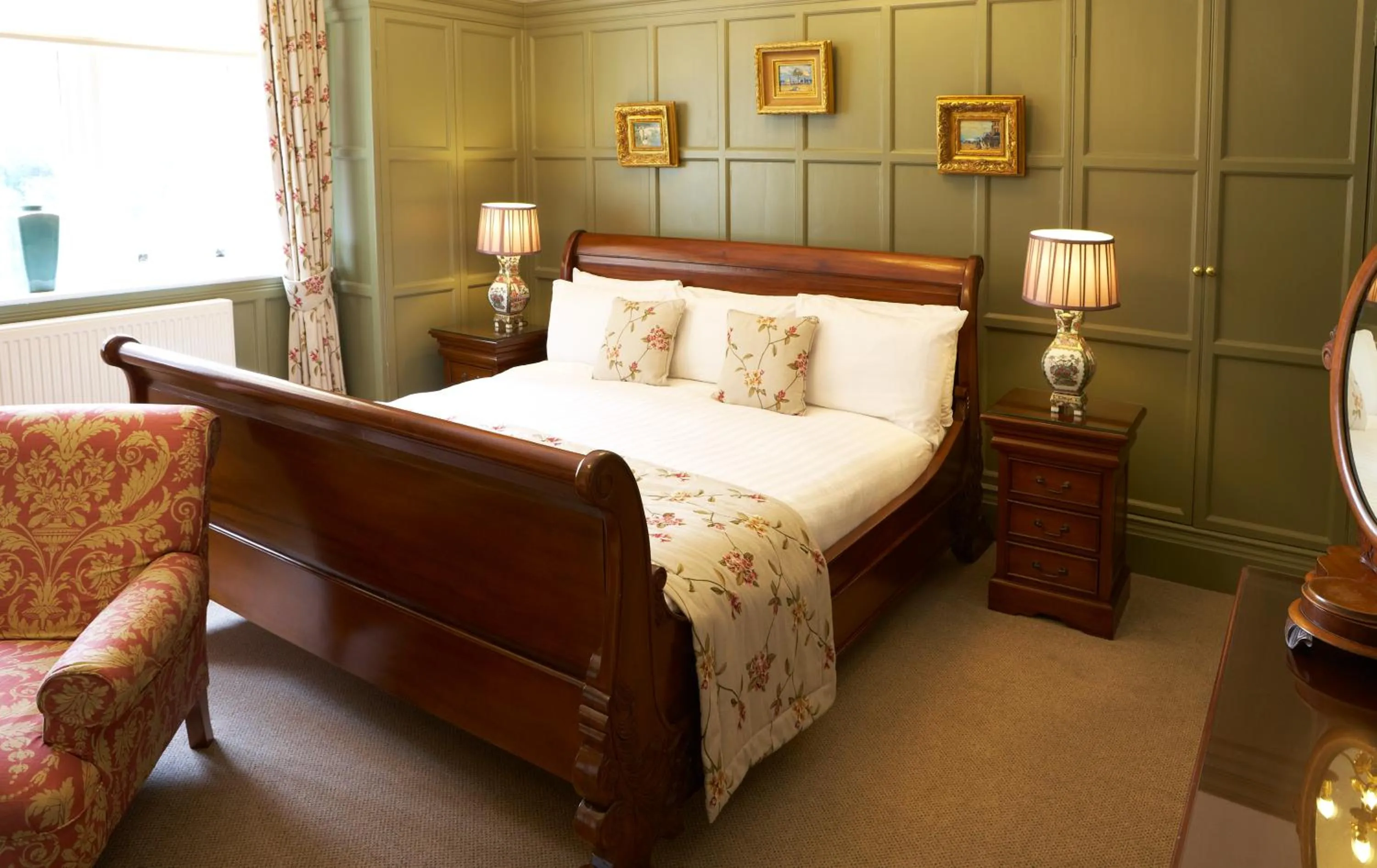 Bed in The Wrea Head Hall Country House Hotel & Restaurant