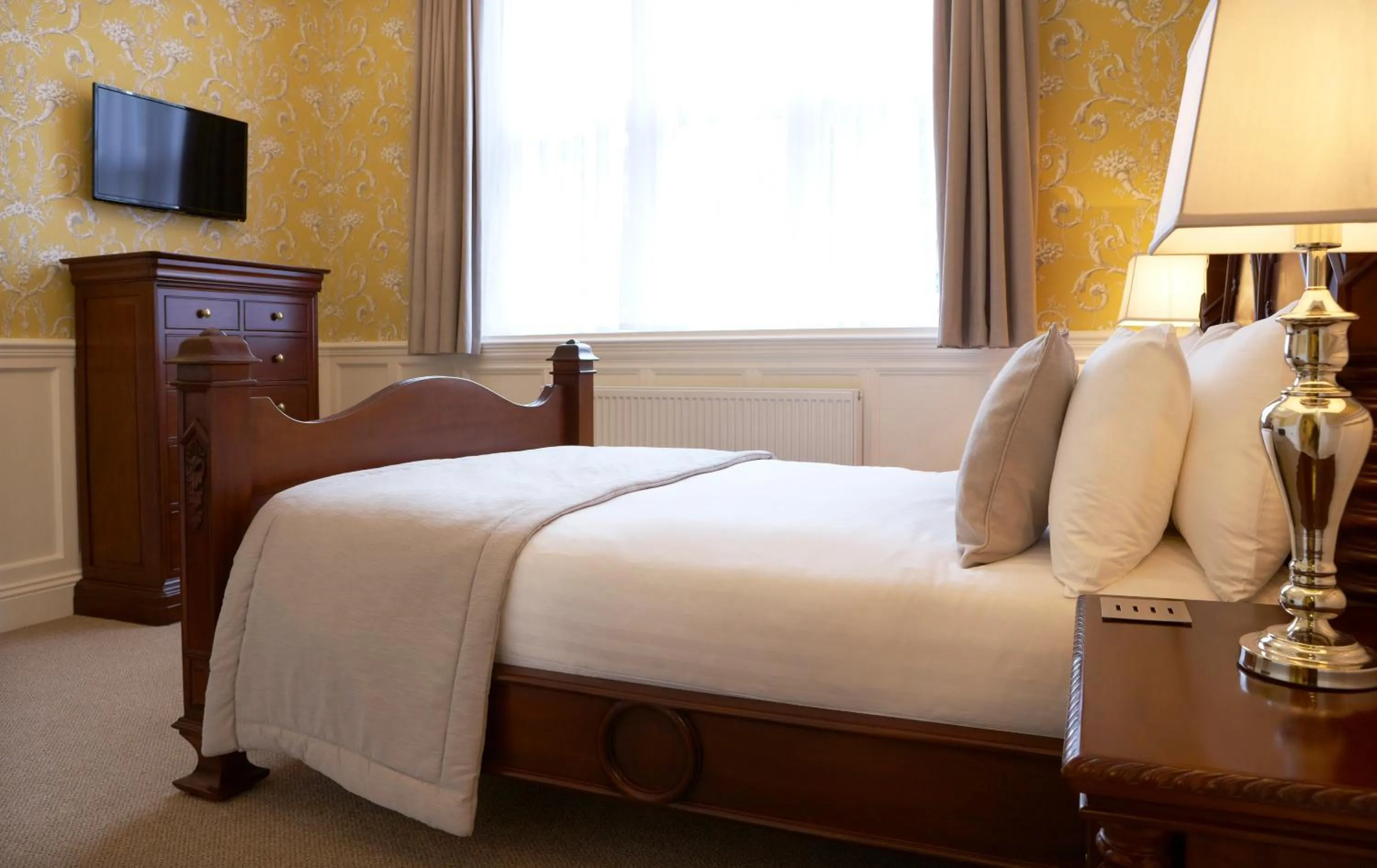 Bed in The Wrea Head Hall Country House Hotel & Restaurant