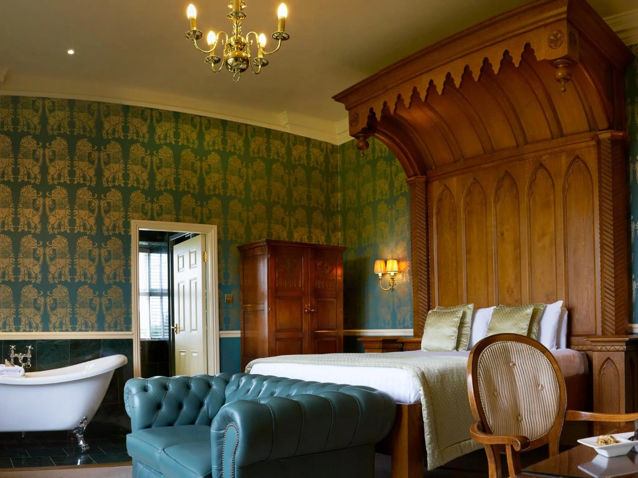 Bed in The Wrea Head Hall Country House Hotel & Restaurant