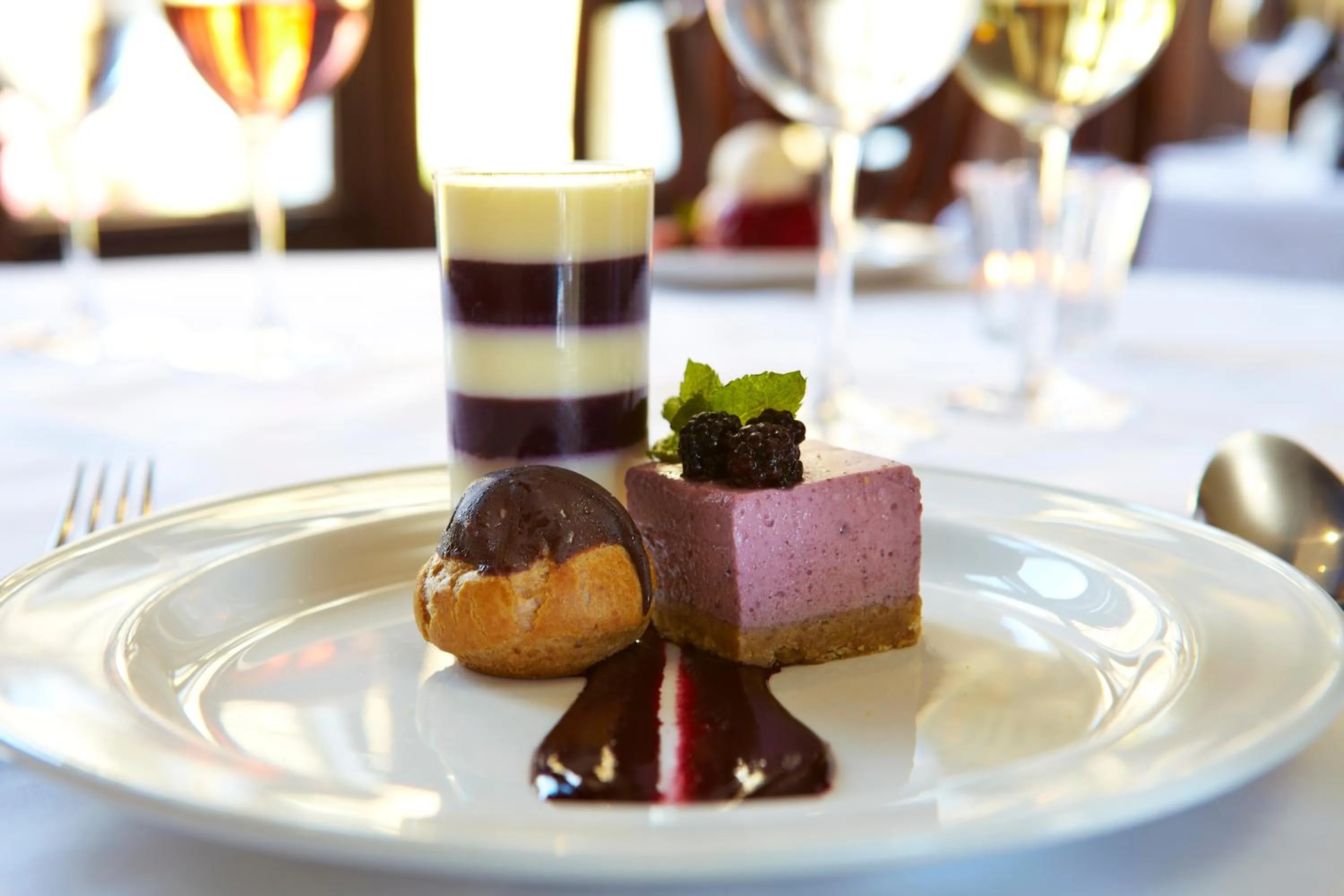Food close-up in The Wrea Head Hall Country House Hotel & Restaurant