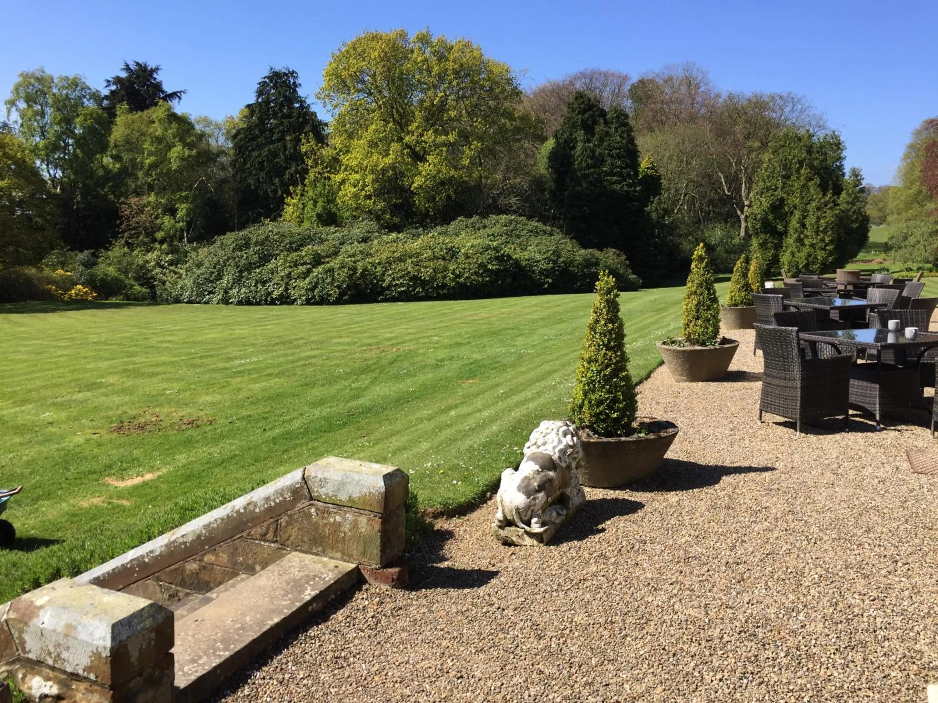 Balcony/Terrace in The Wrea Head Hall Country House Hotel & Restaurant