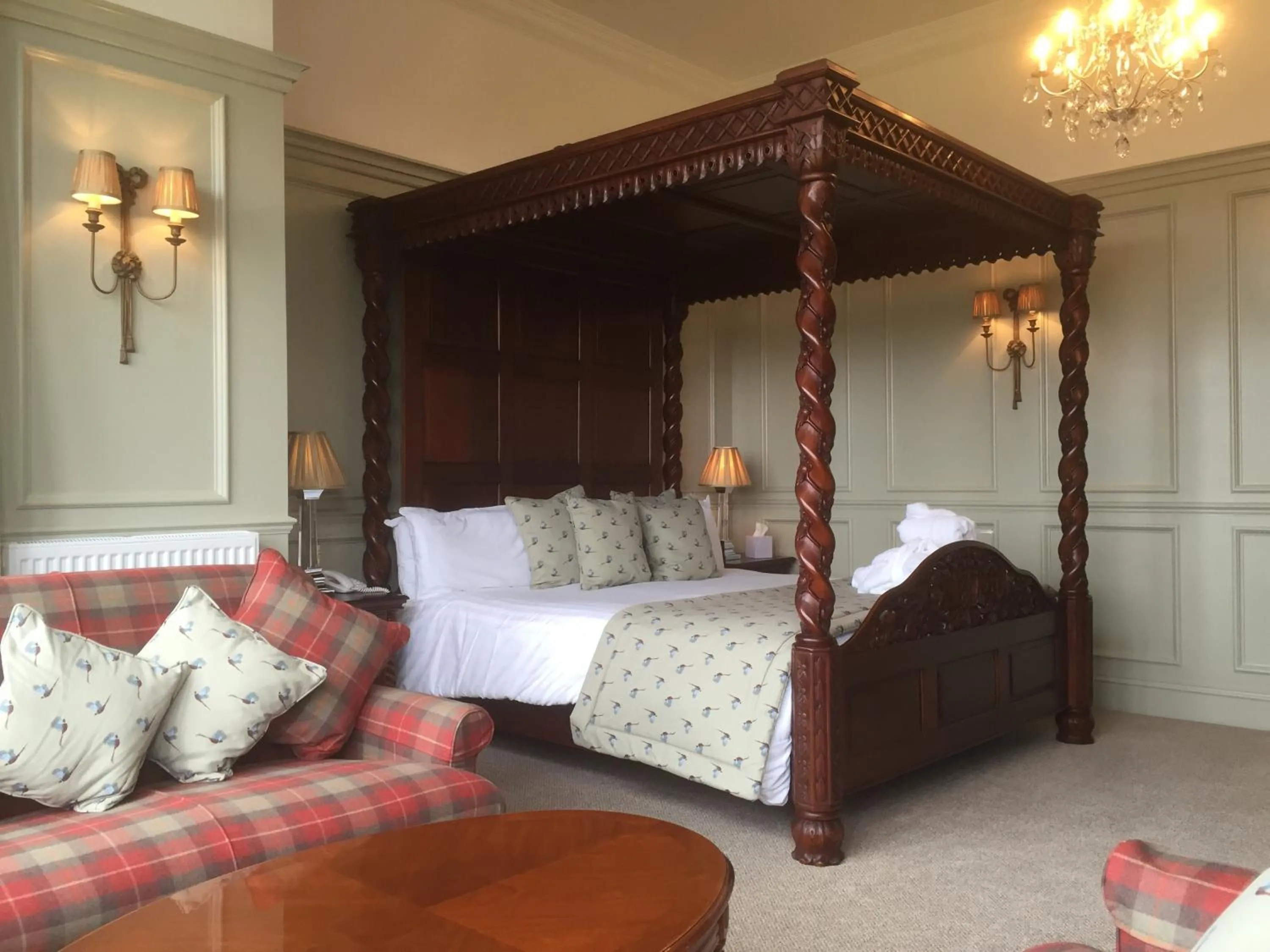 Bedroom, Bed in The Wrea Head Hall Country House Hotel & Restaurant