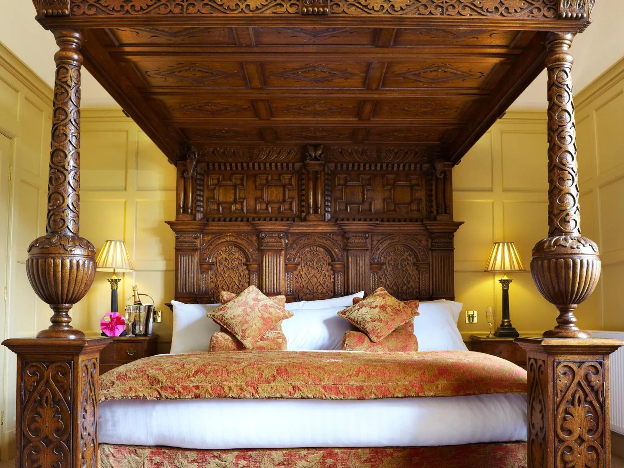 Bed in The Wrea Head Hall Country House Hotel & Restaurant