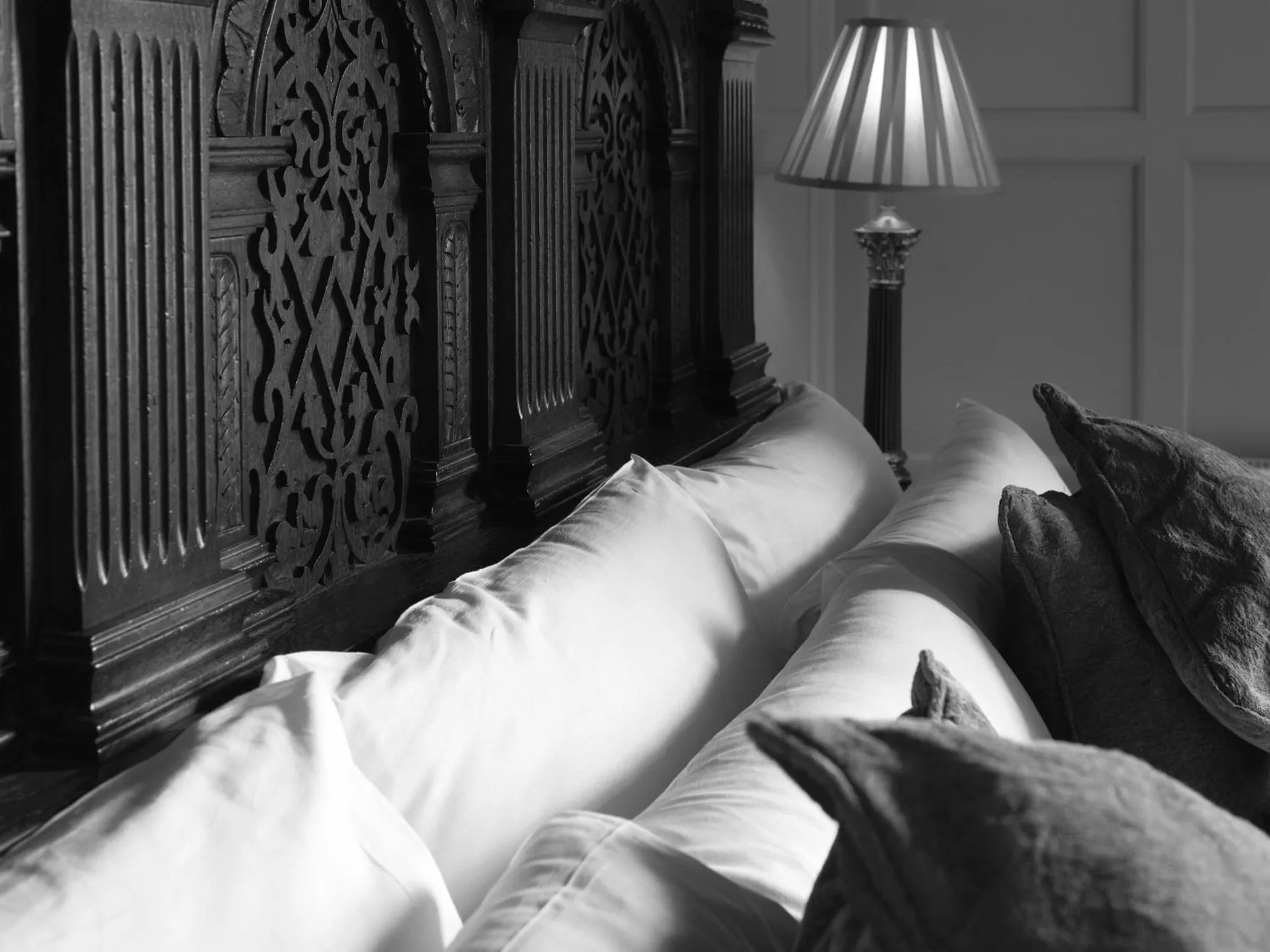 Decorative detail, Bed in The Wrea Head Hall Country House Hotel & Restaurant