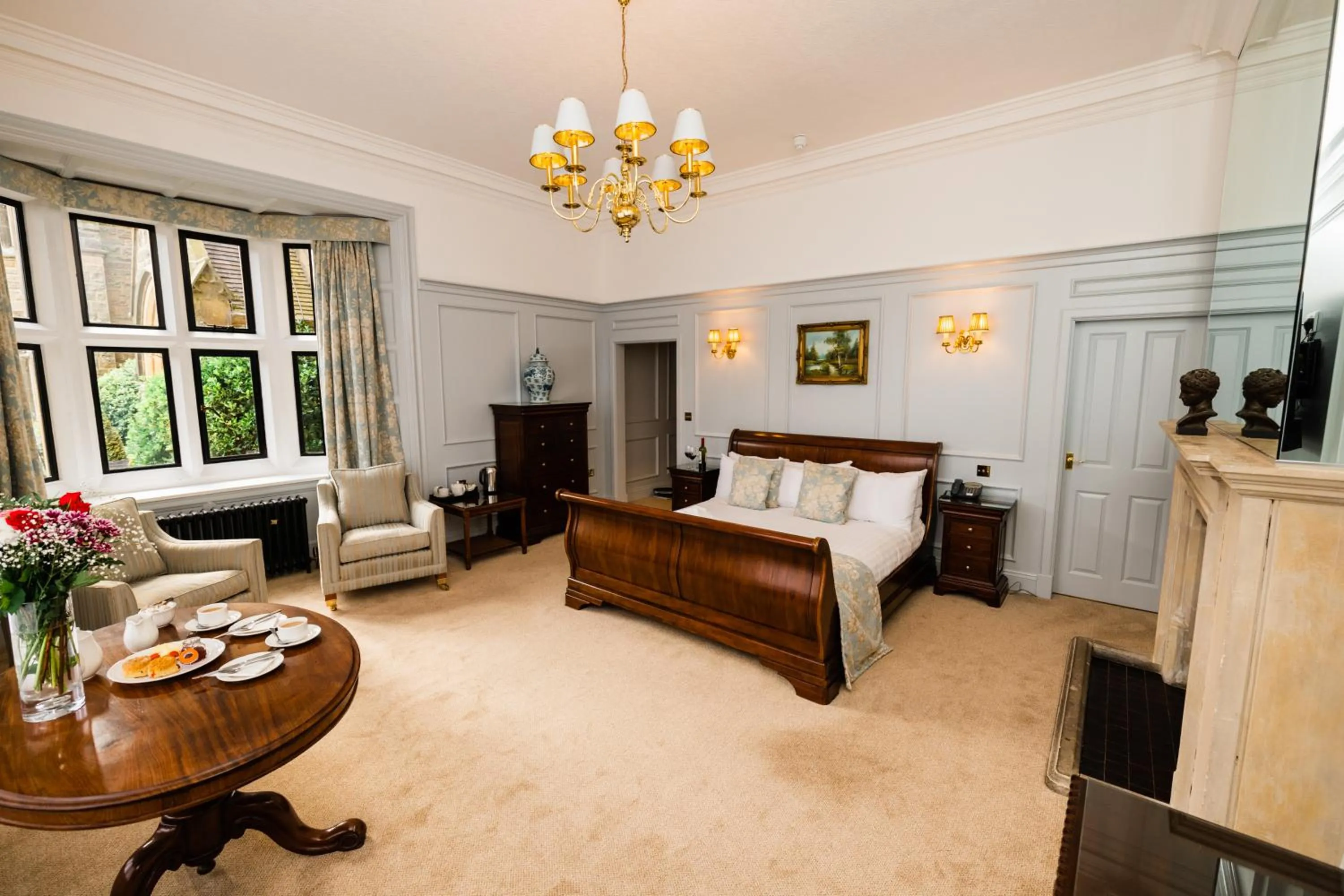 Photo of the whole room, Bed in The Wrea Head Hall Country House Hotel & Restaurant