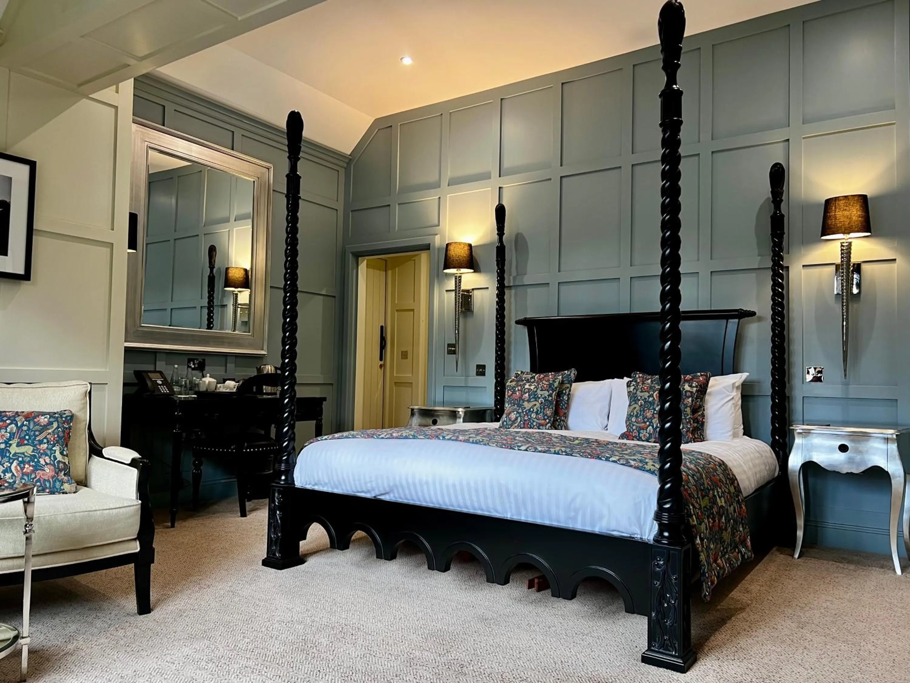 Bed in The Wrea Head Hall Country House Hotel & Restaurant