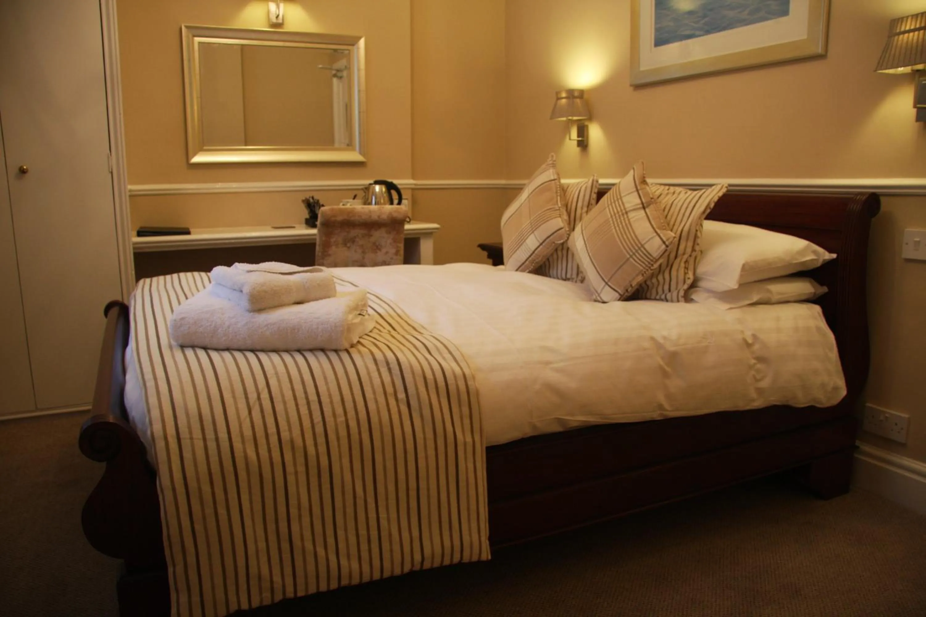 Bed in The Wrea Head Hall Country House Hotel & Restaurant