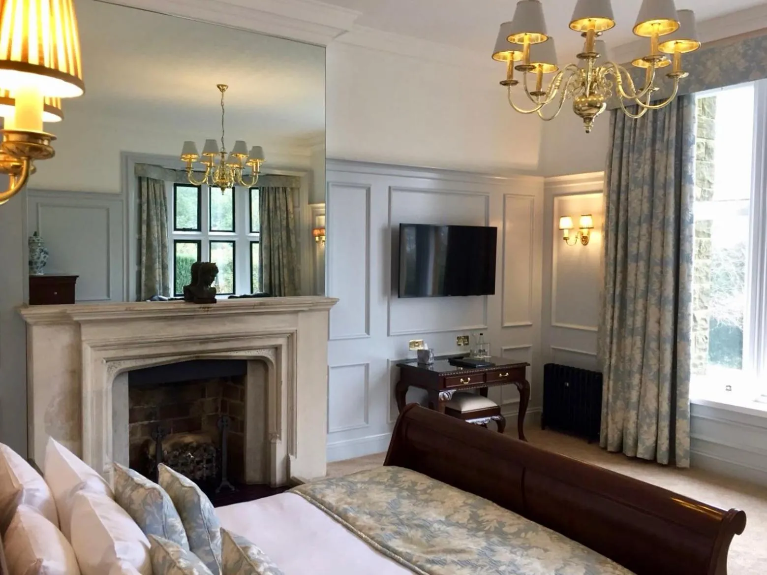 Bedroom in The Wrea Head Hall Country House Hotel & Restaurant