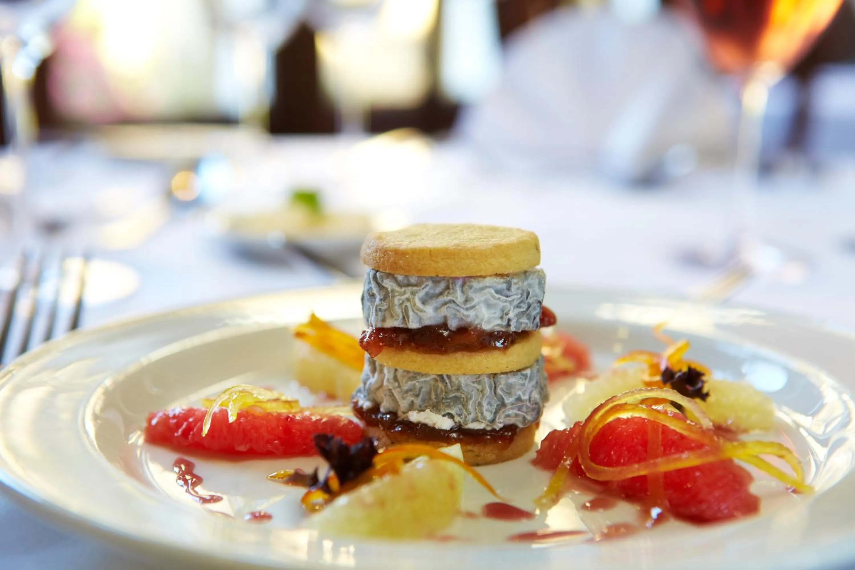 Food close-up in The Wrea Head Hall Country House Hotel & Restaurant