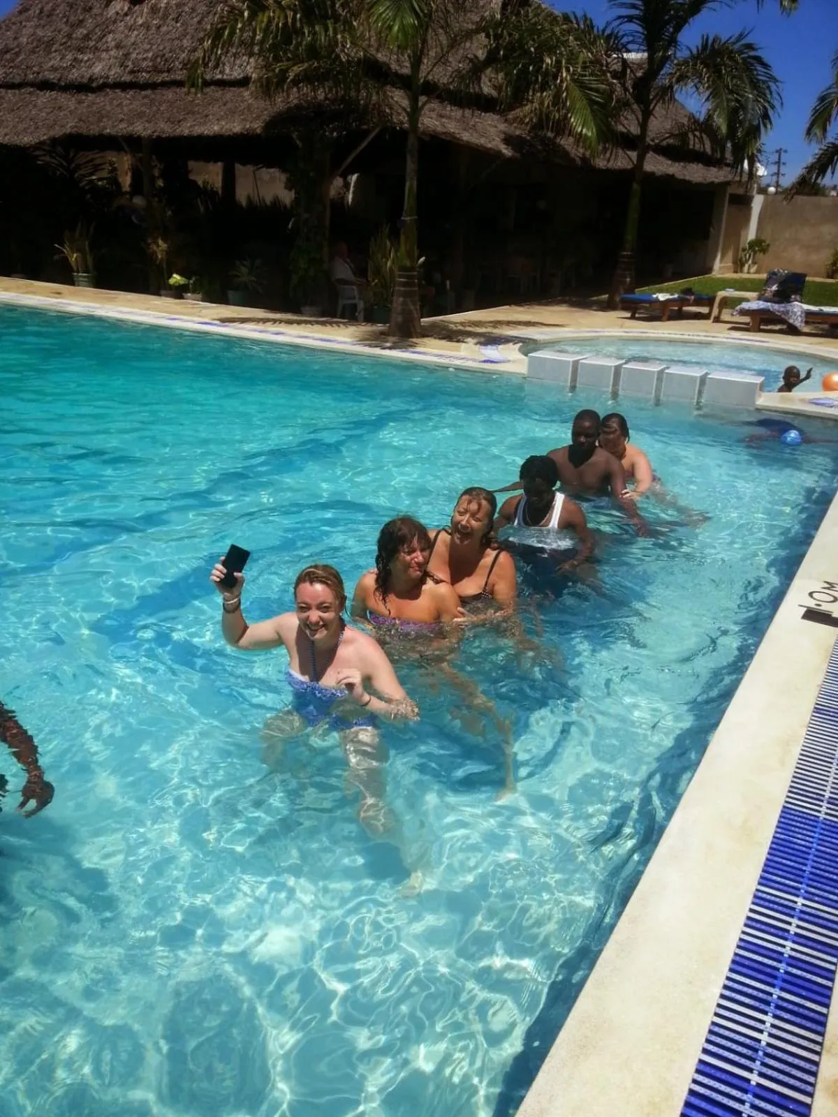 Swimming pool in Nightingale Apartments Hotel Mombasa
