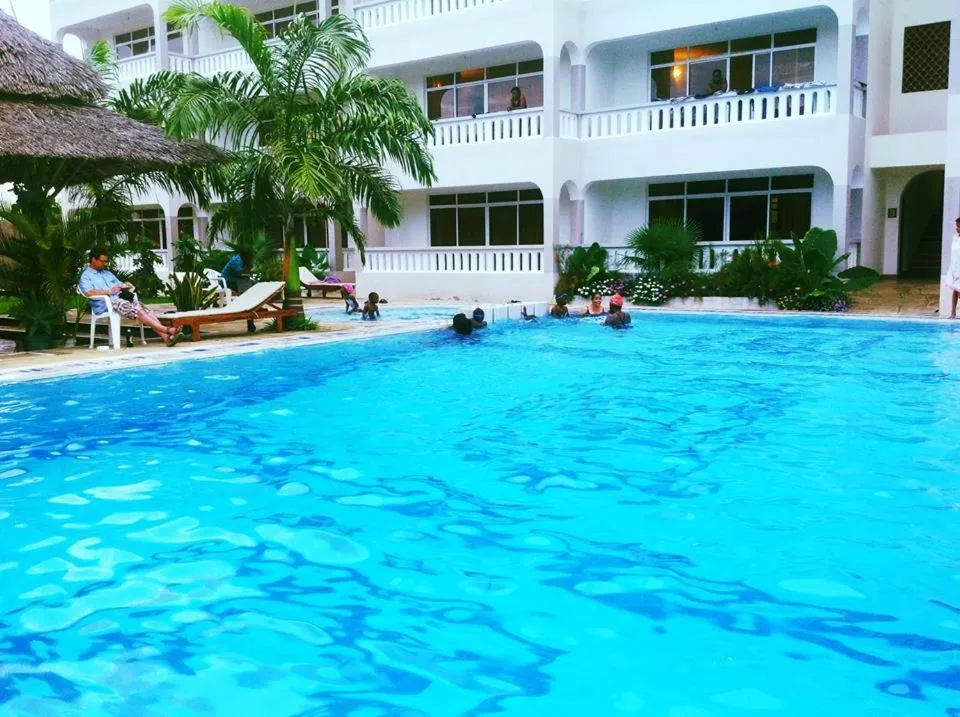 Pool view in Nightingale Apartments Hotel Mombasa