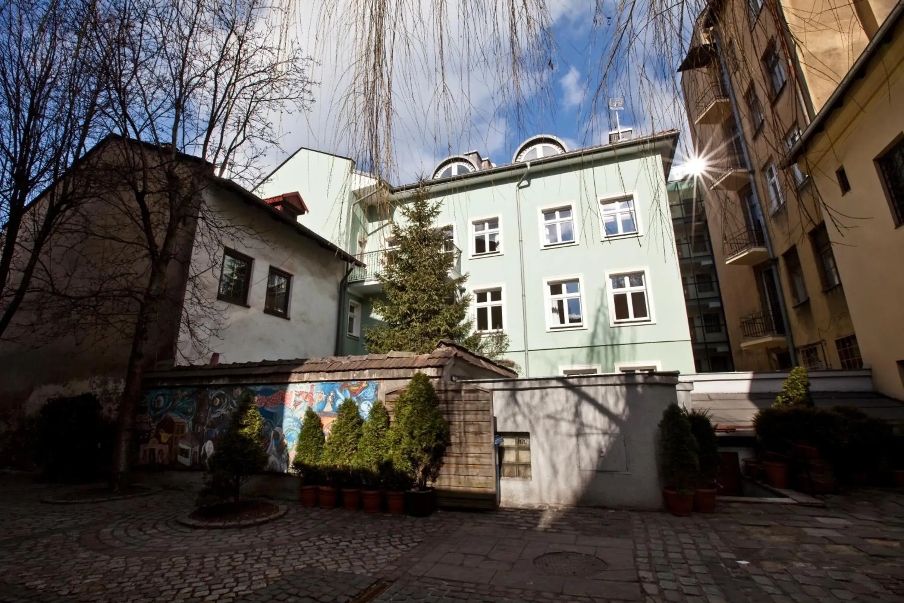 Facade/entrance in Crystal Suites Chez Helena Facade/entrance in Crystal Suites Chez Helena