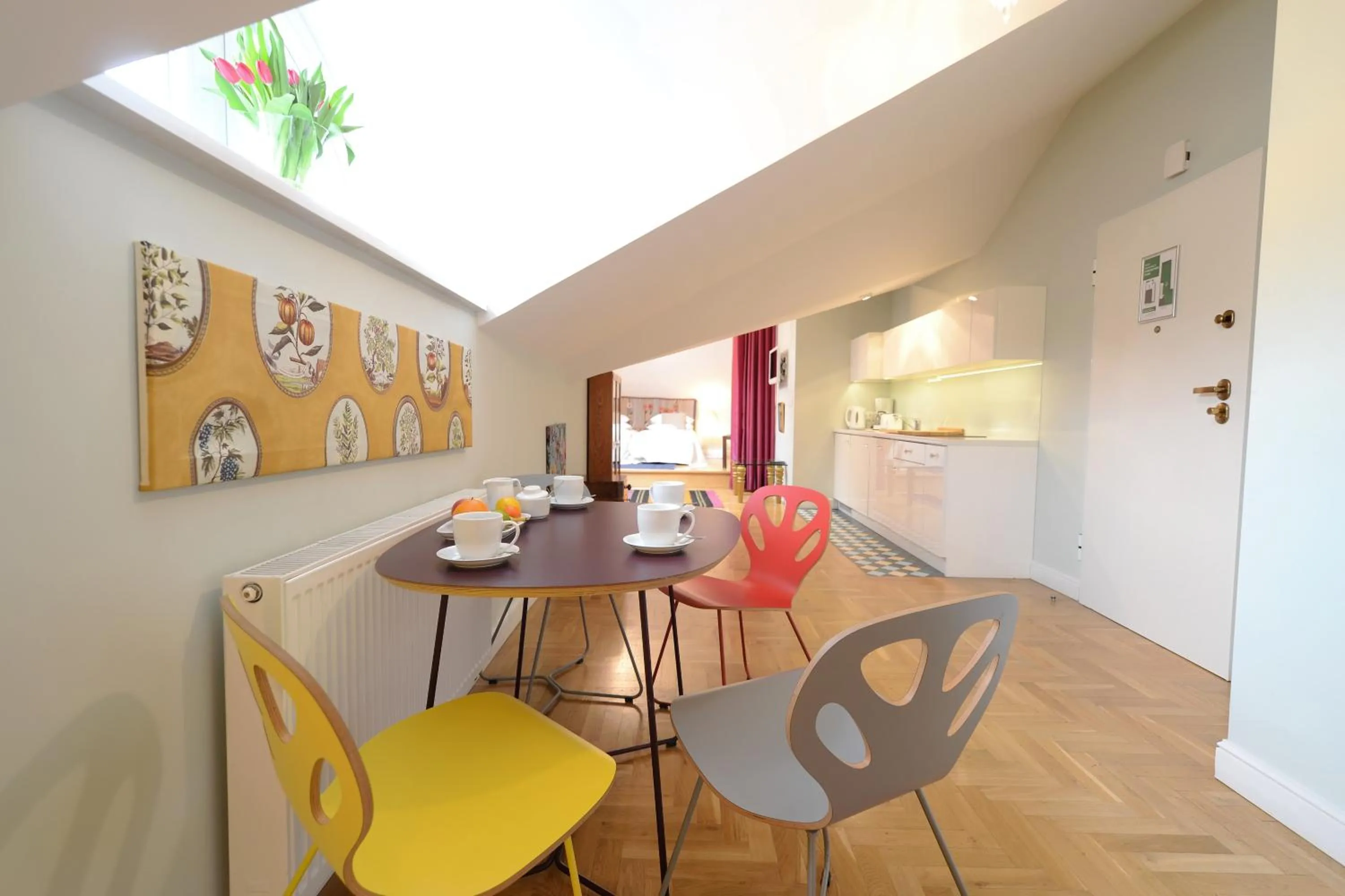 Dining area in Crystal Suites Chez Helena