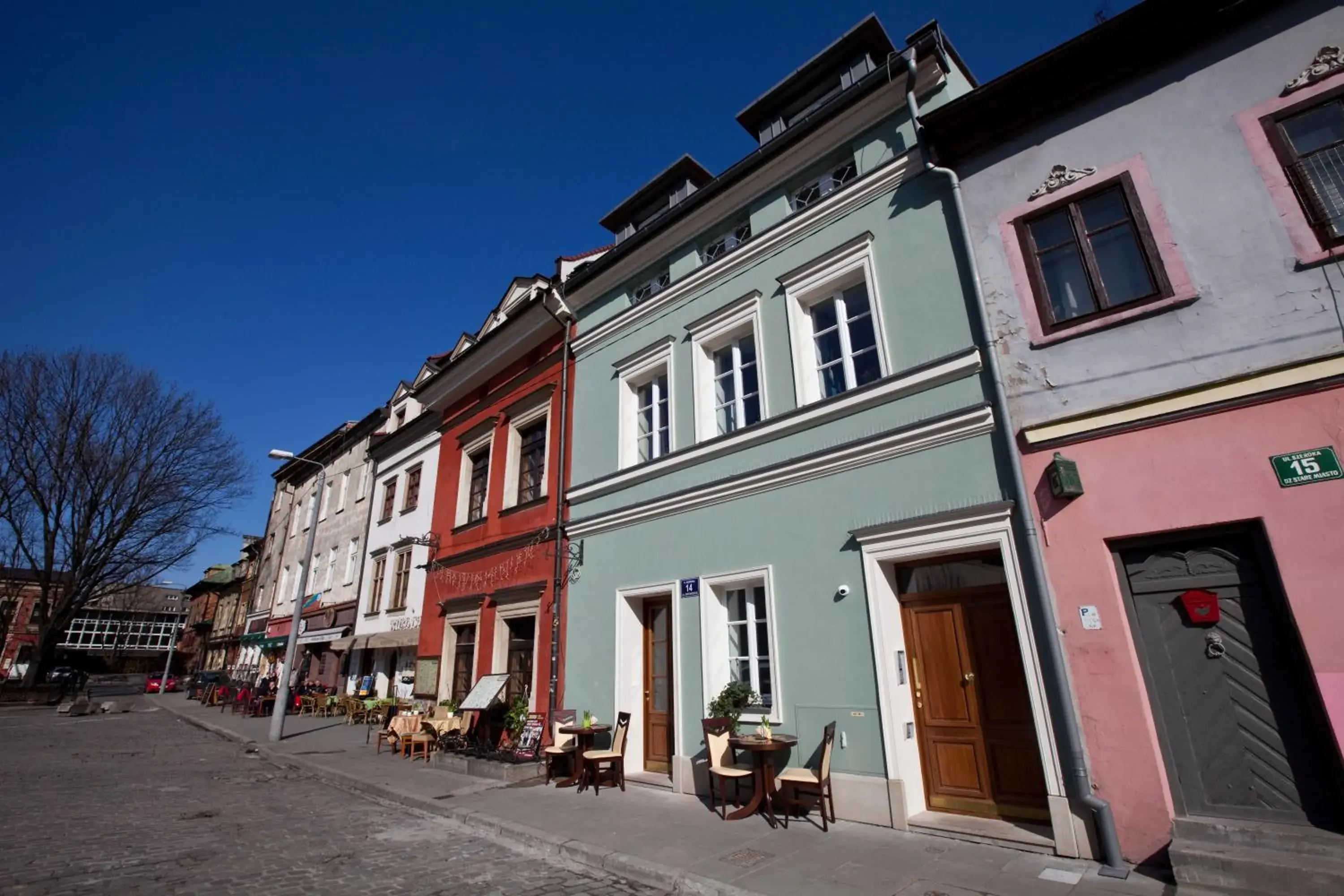 Facade/entrance in Crystal Suites Chez Helena Facade/entrance in Crystal Suites Chez Helena