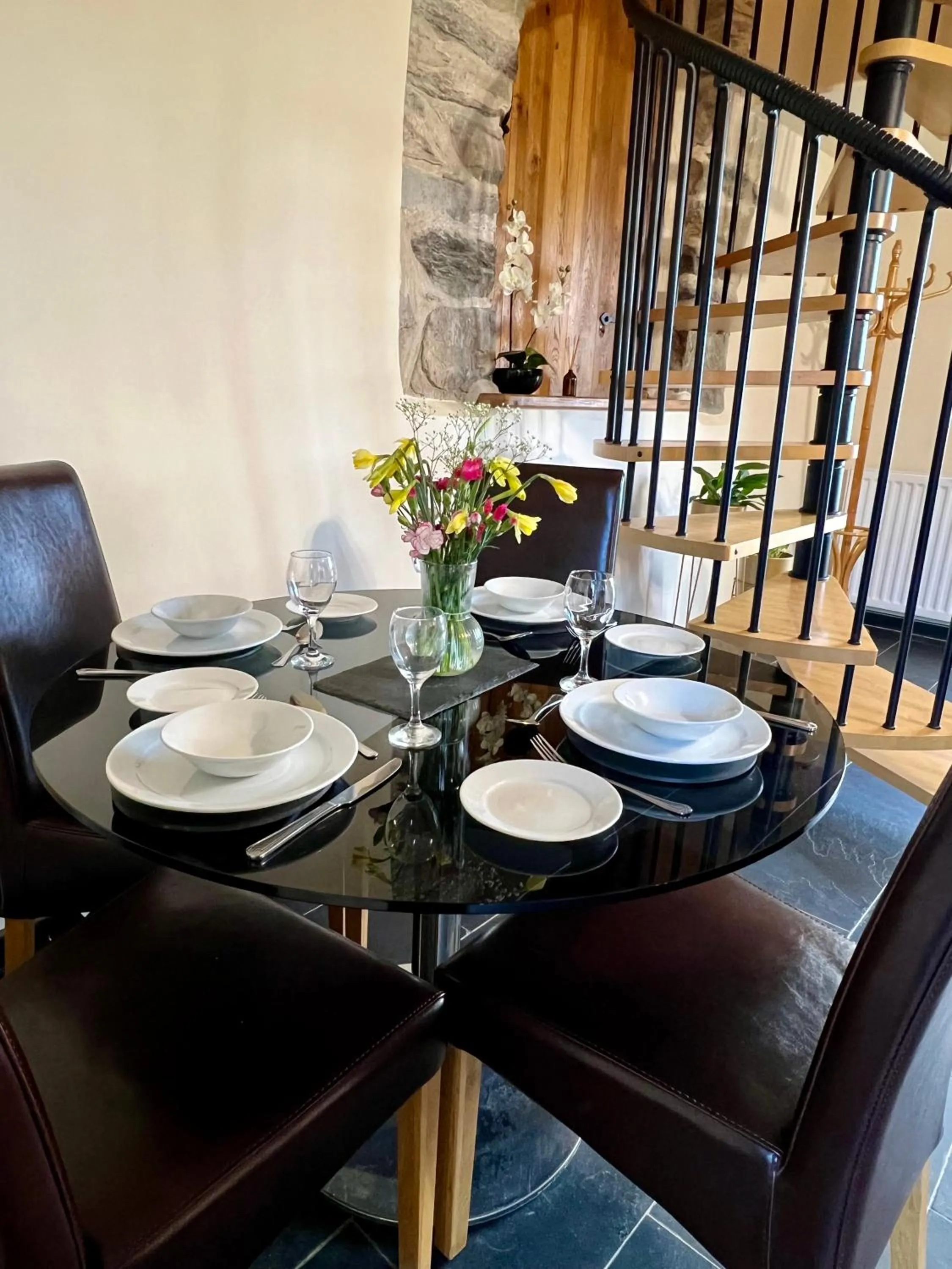 Seating area in Dolgun Uchaf Historic B&B and Cottages in Snowdonia