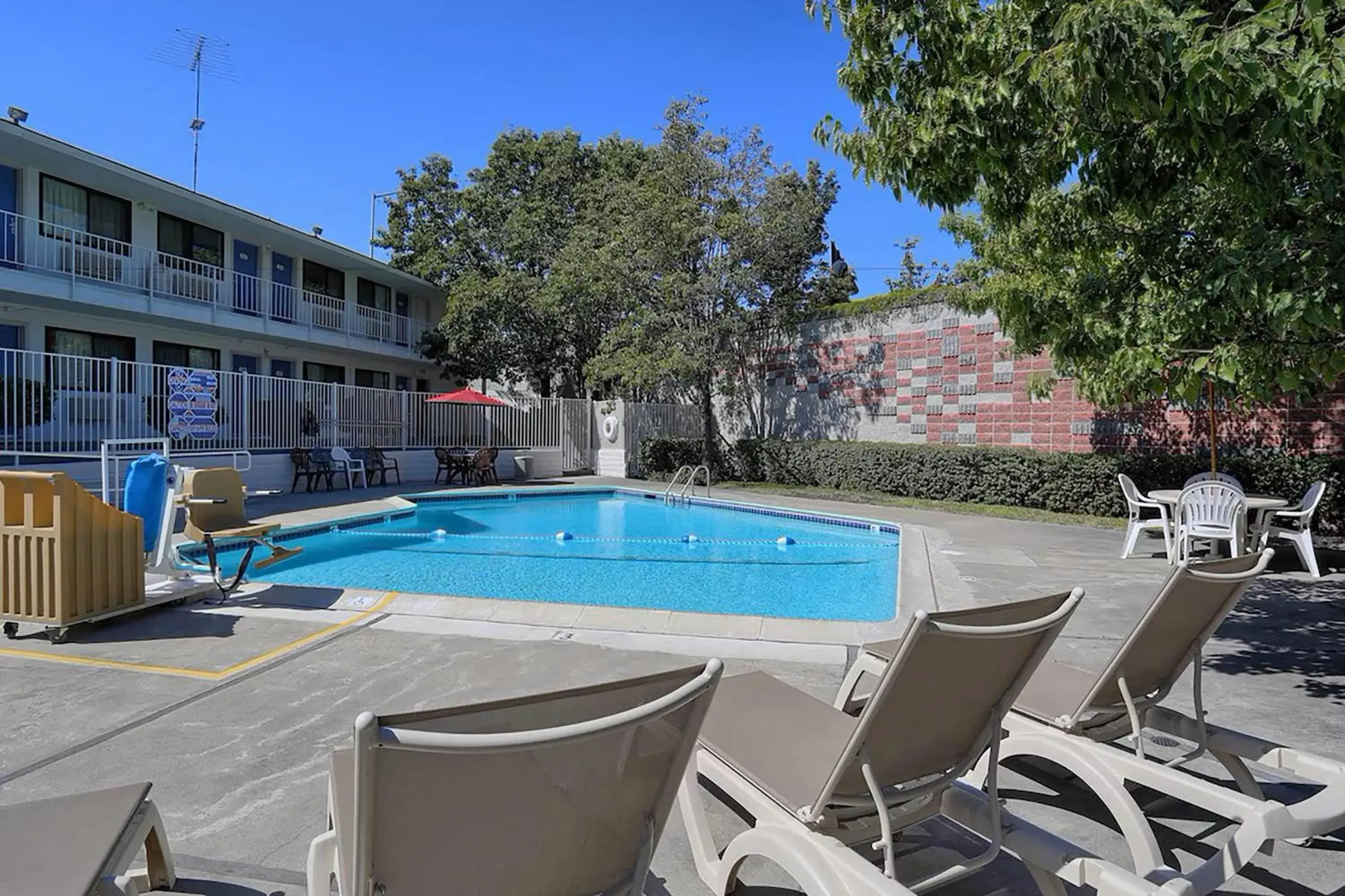 Pool view in Super 8 by Wyndham Walnut Creek Pool view in Super 8 by Wyndham Walnut Creek