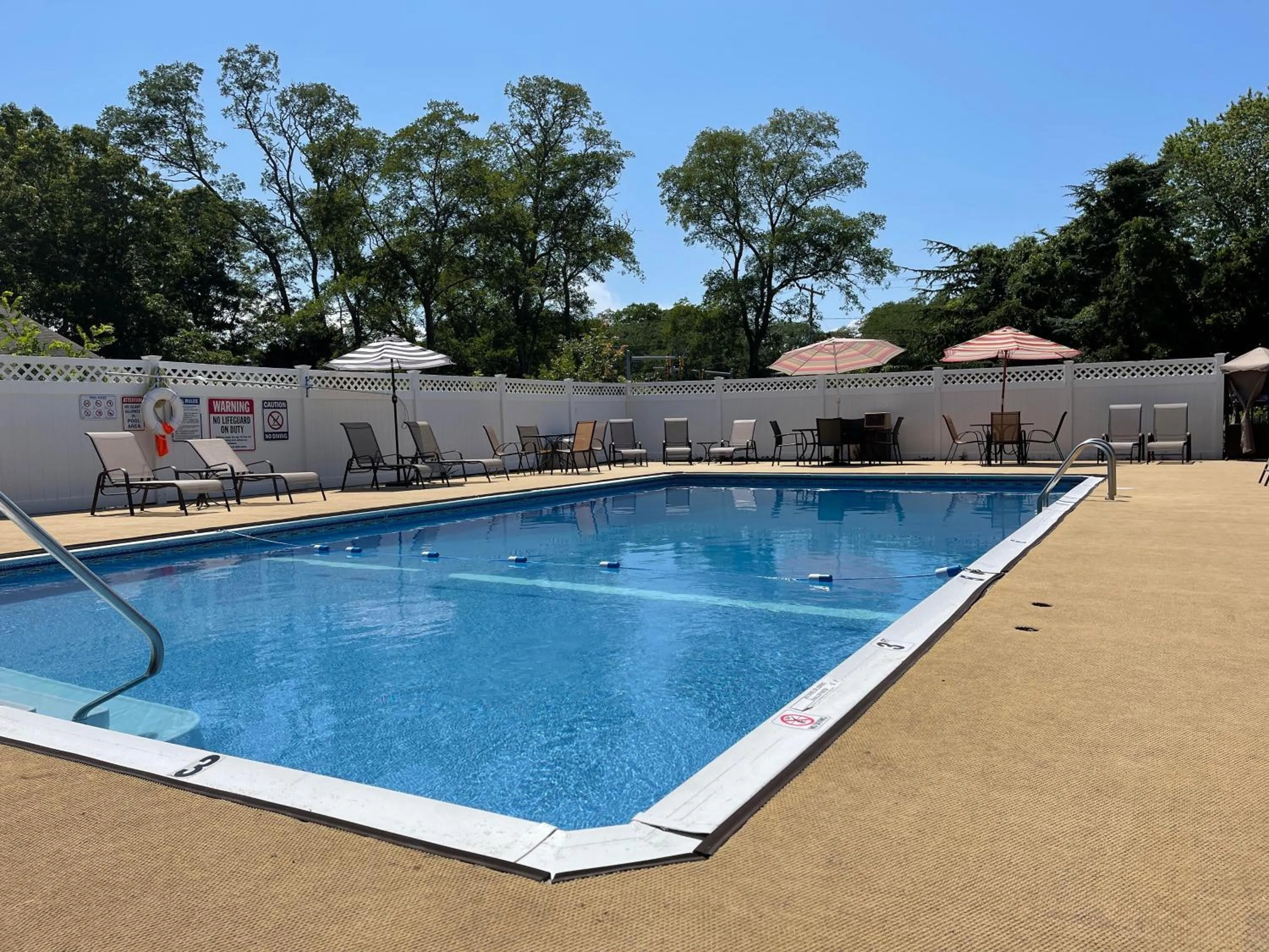 Swimming pool in Viking Shores Motor Inn