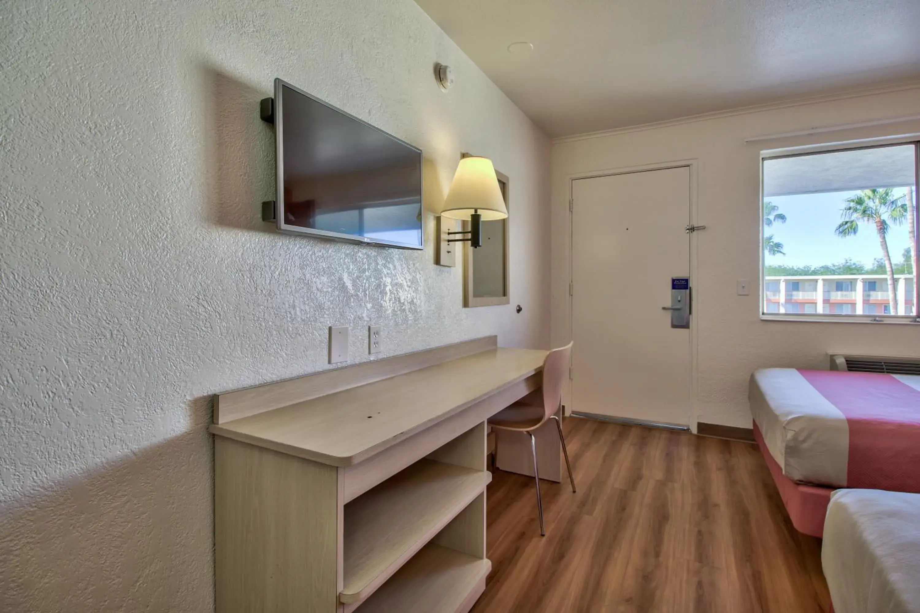 Bedroom, TV/Entertainment Center in Motel 6-Youngtown, AZ - Phoenix - Sun City